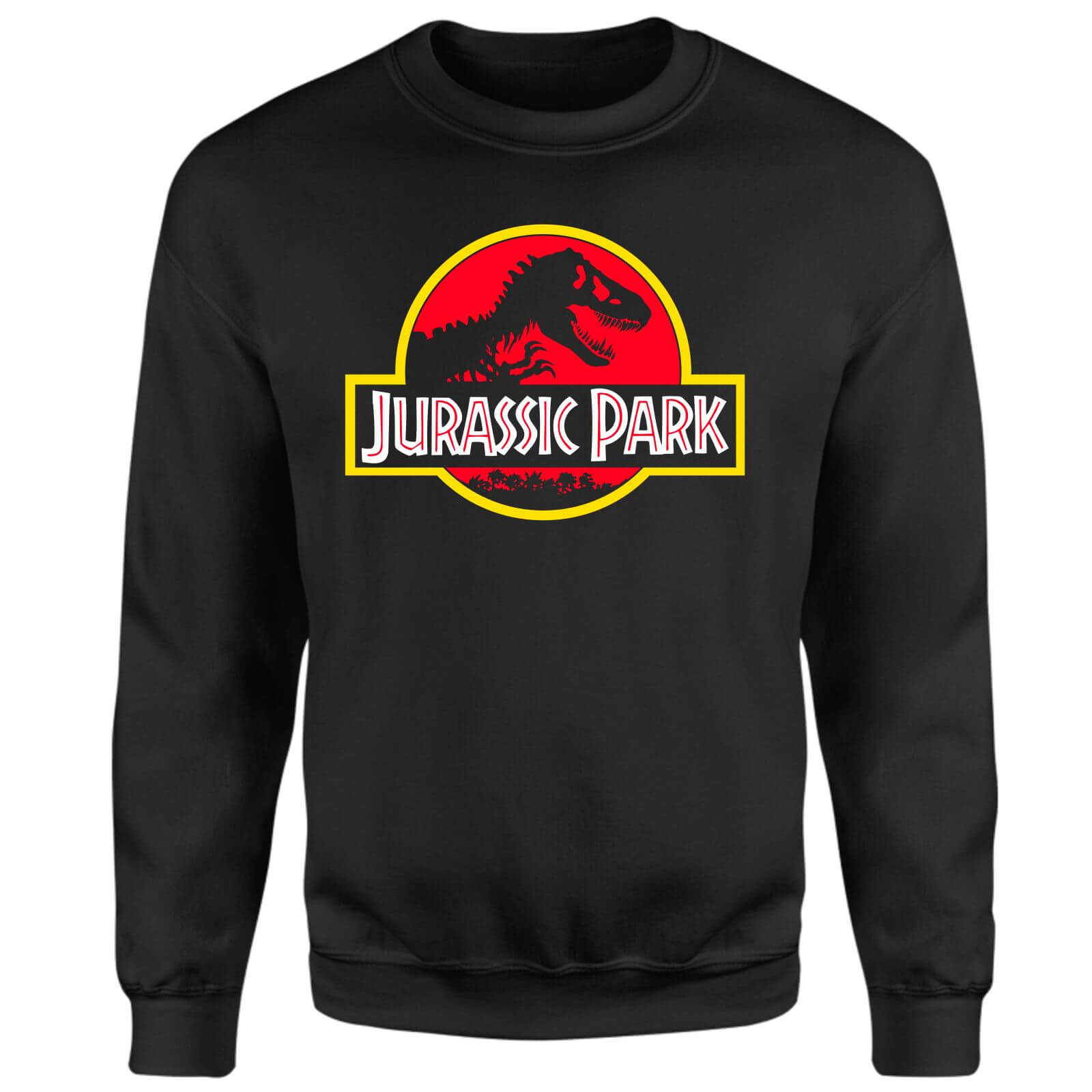 Universal Classic Jurassic Park Logo Sweatshirt - Black - XS - Black