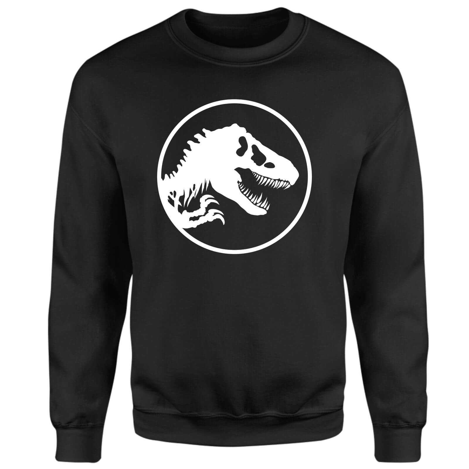 Universal Jurassic Park Circle Logo Sweatshirt - Black - XS - Black