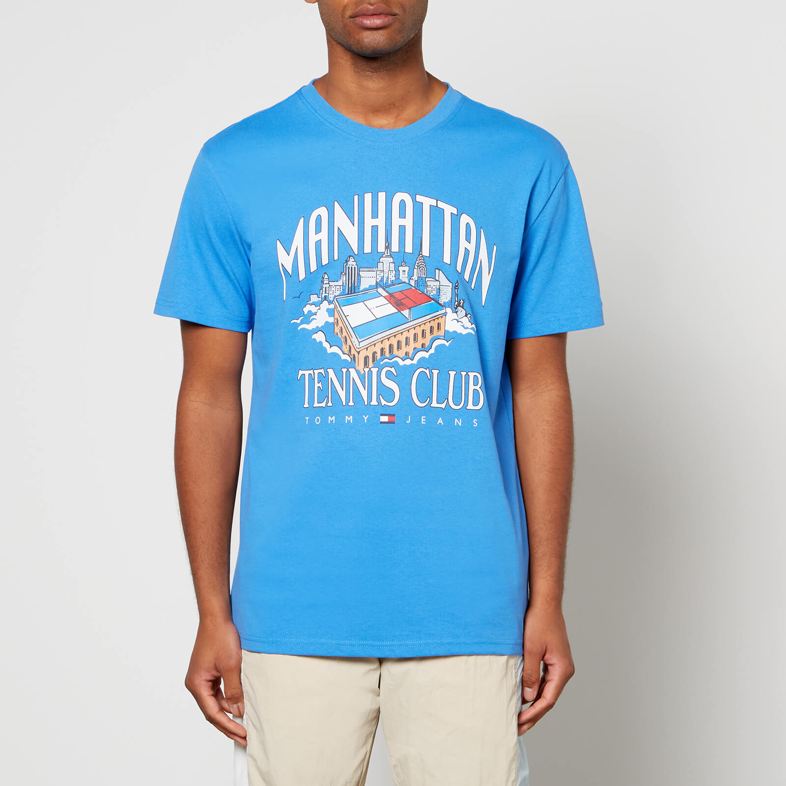 Tommy Jeans Tennis Club Recycled Cotton-Jersey T-Shirt - S