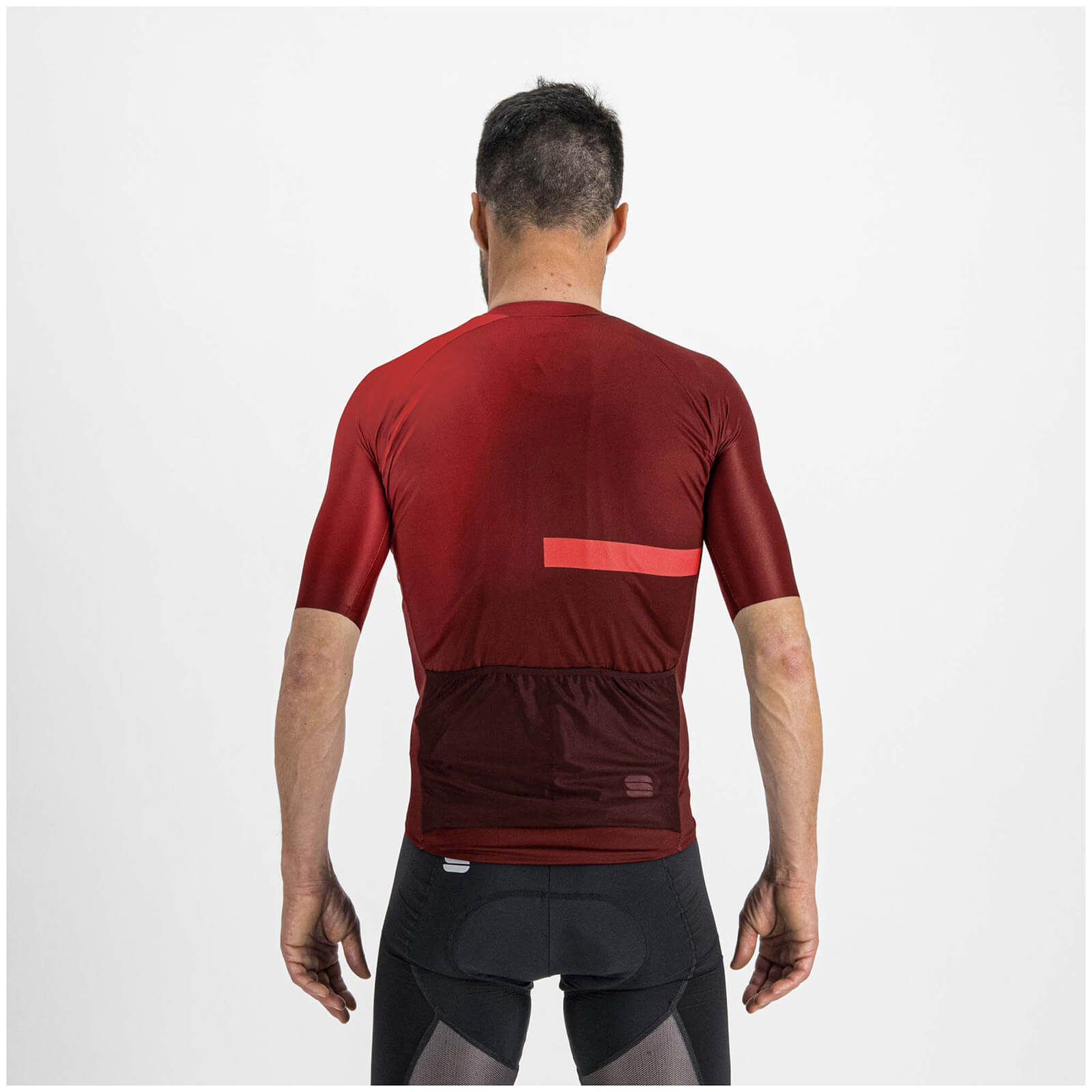 Sportful Bomber Short Sleeve Cycling Jersey  - Chilli Red / Cayenna Red / Medium