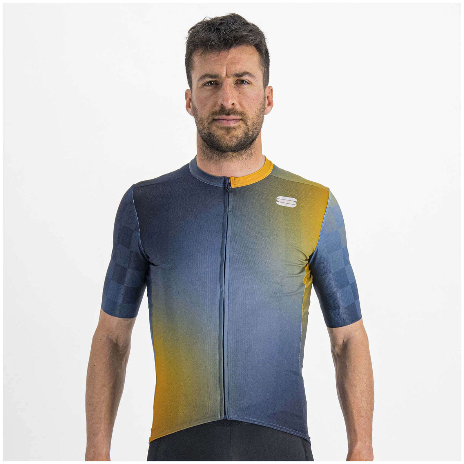 Sportful Rocket Jersey - L - Galaxy Blue/Blue Sea/Golden Oak
