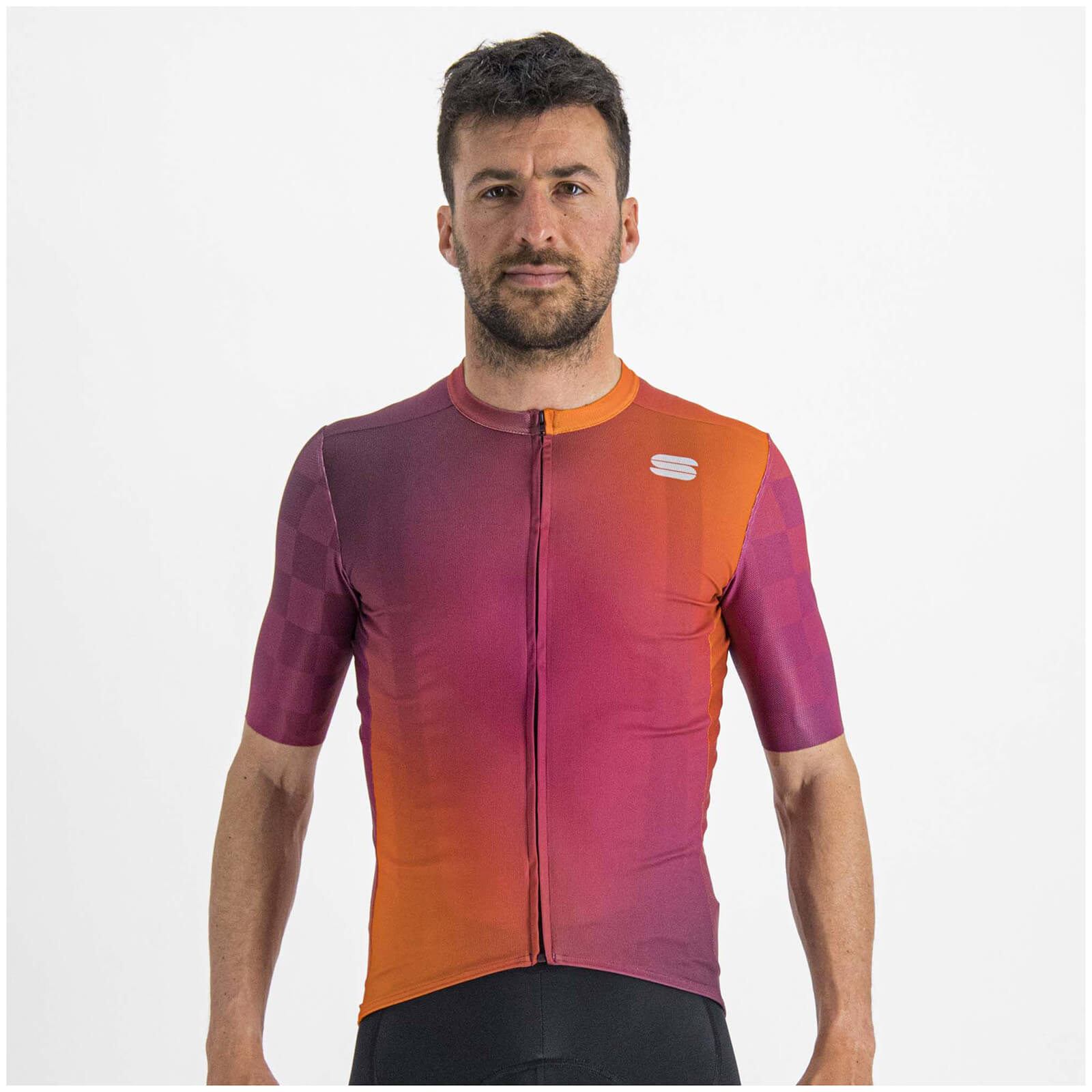 Sportful Rocket Jersey - XL - Cyclamen/Carrot/Prune