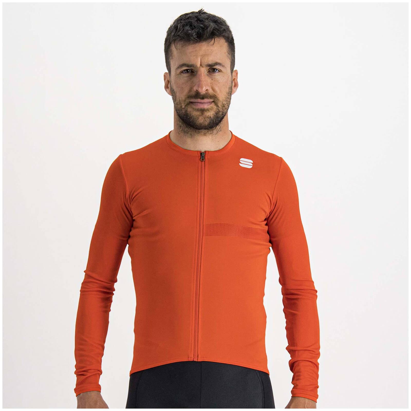 Sportful Matchy Long Sleeve Jersey - XXL - Chilli Red