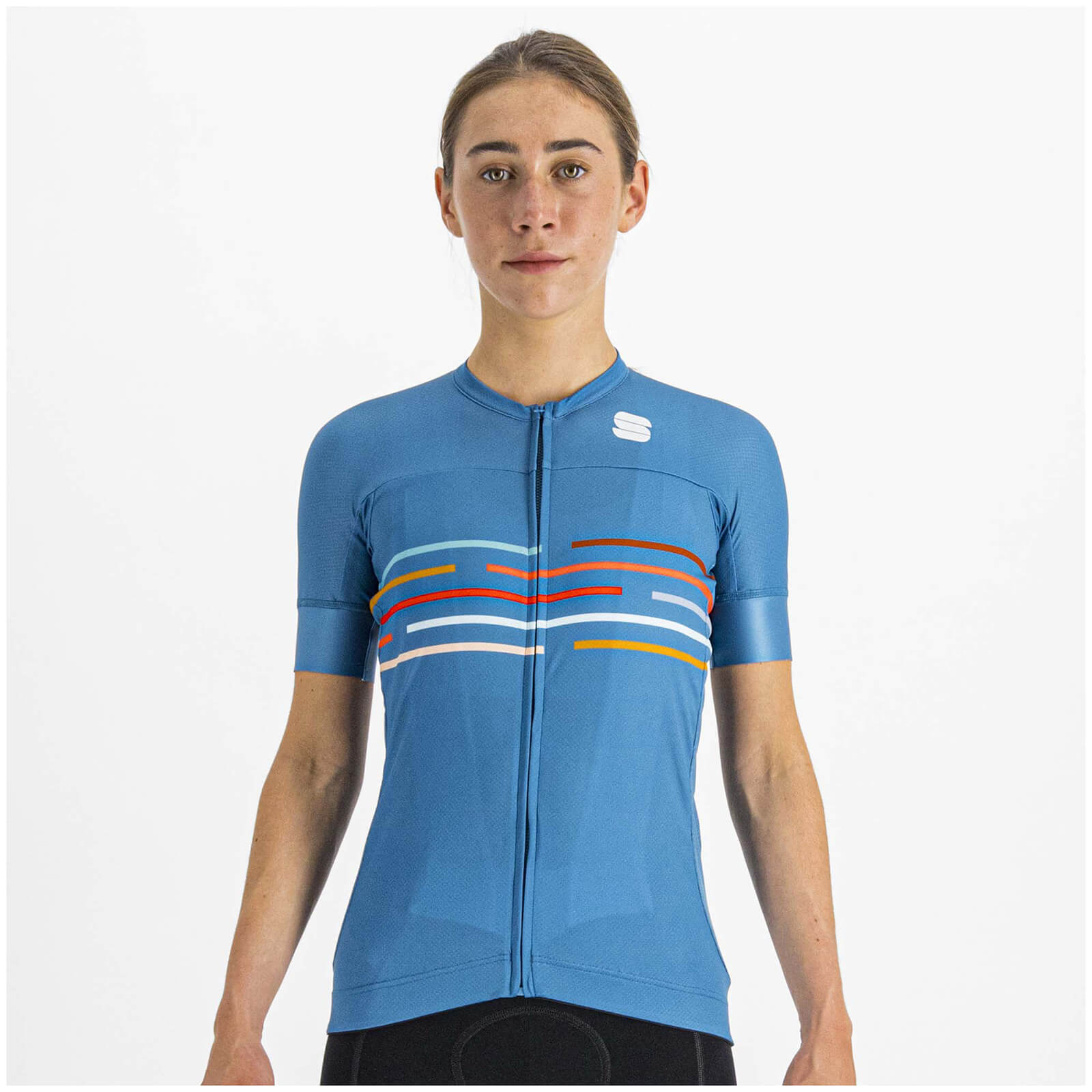 Sportful Womens Vélodrome Jersey - S - Berry Blue