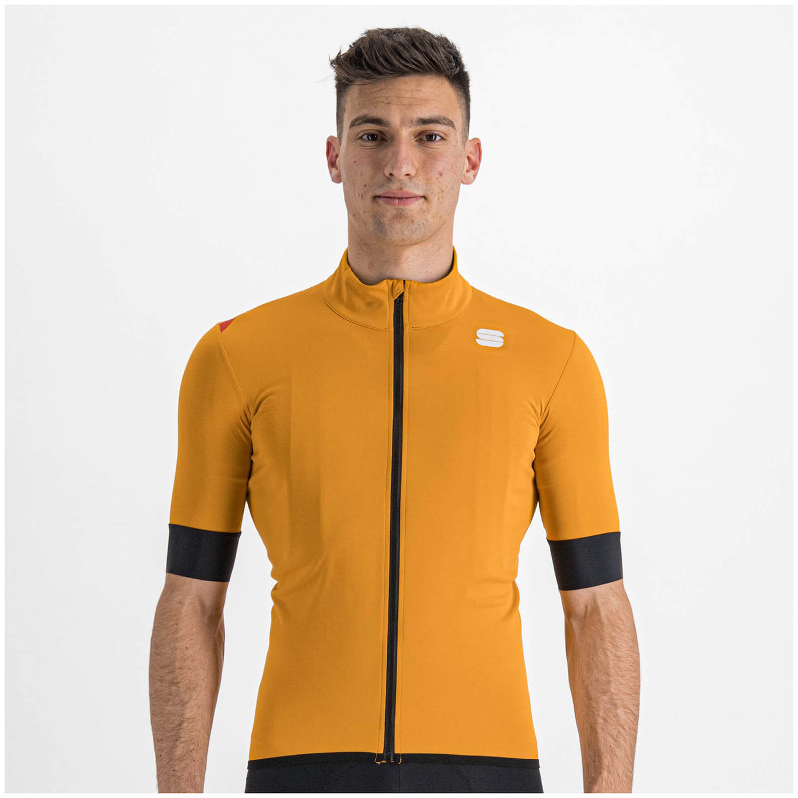 Sportful Fiandre Light NoRain Short Sleeve Jacket - XL - Dark Gold