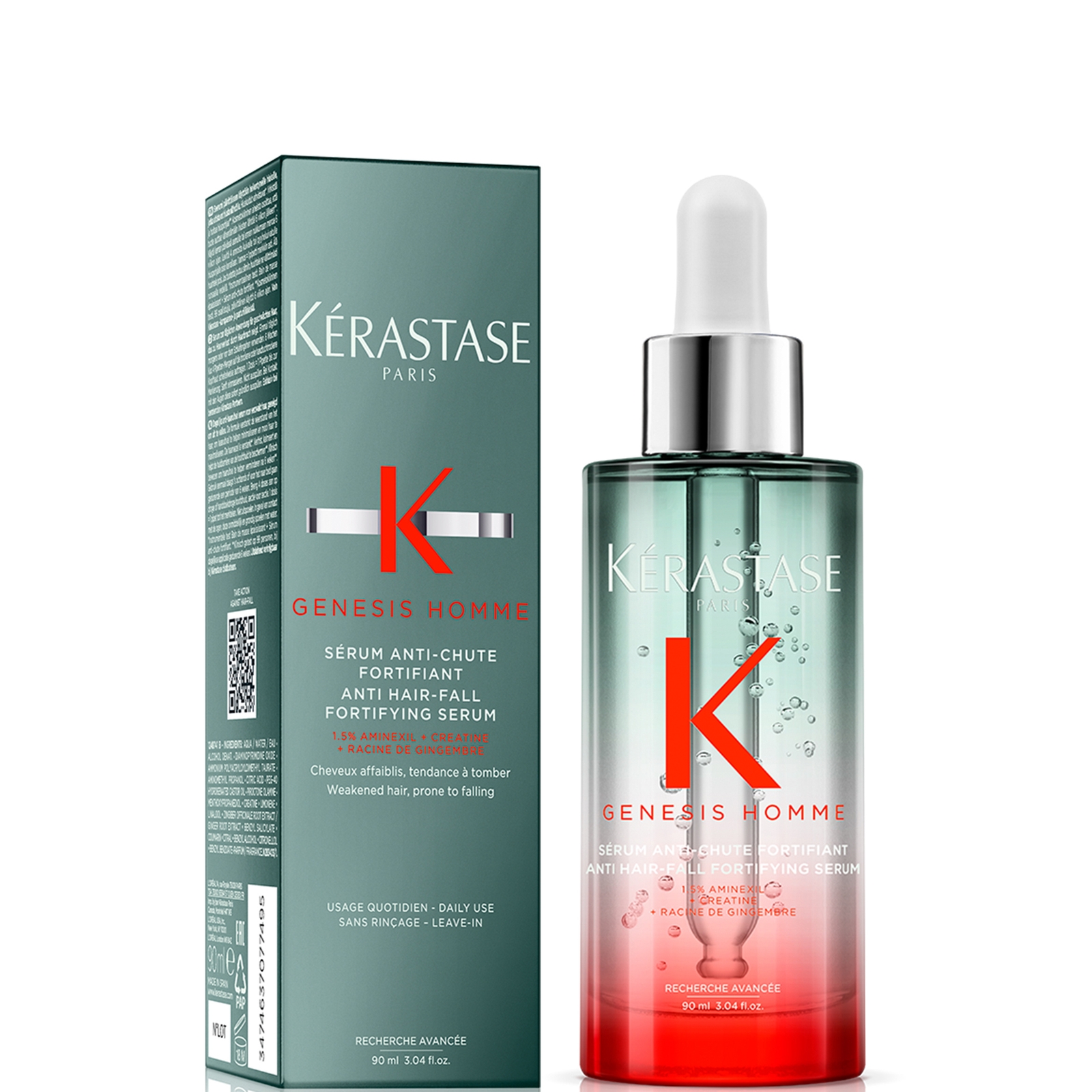 Kérastase Genesis Homme Sérum Anti-Chute Fortifiant Quotidien 90 ml