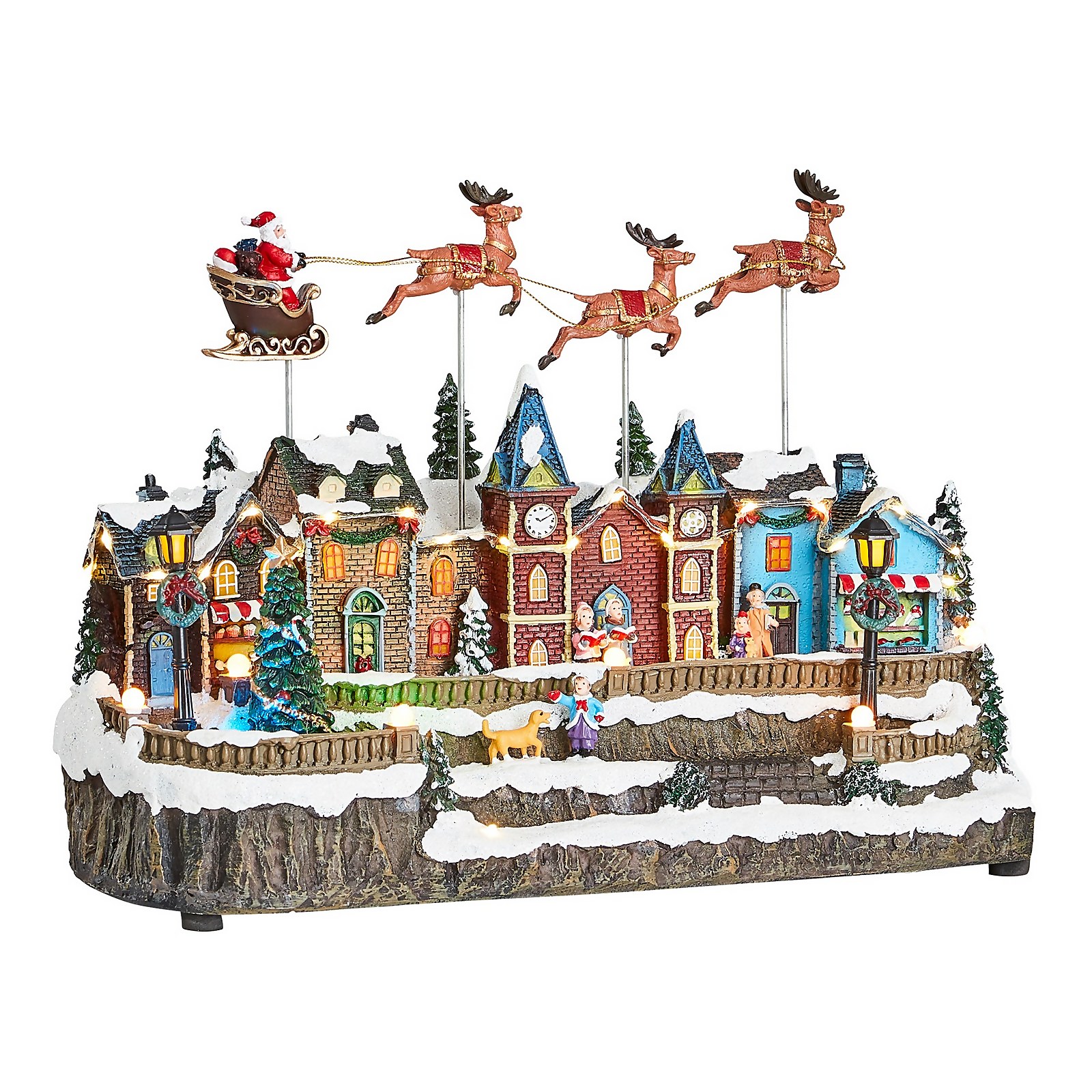 Photo of Christmas Village & Flying Sleigh Led Christmas Decoration