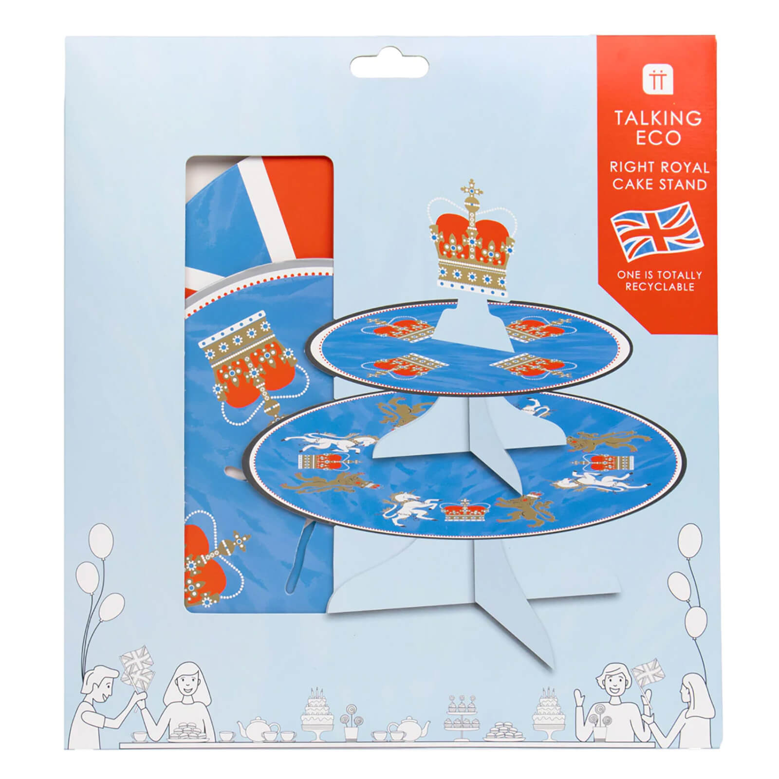 Right Royal Spectacle 2 Tier Cake Stand