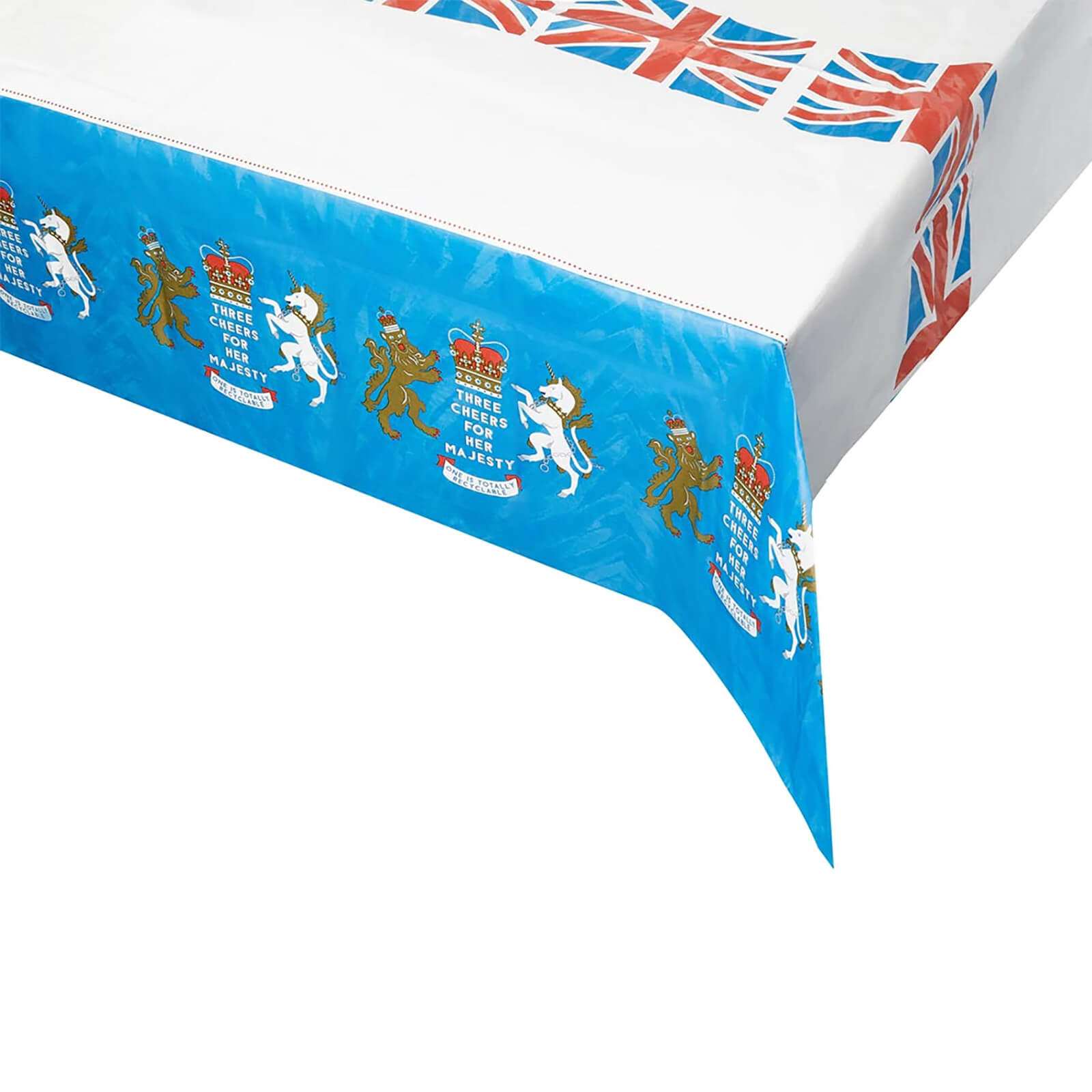 Right Royal Spectacle Paper Tablecover, 1.8m x 1.2m