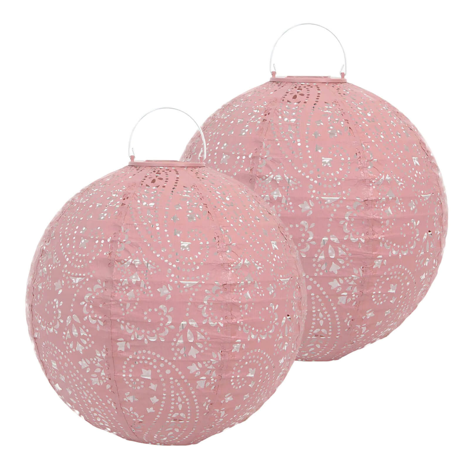Bohemian Nights Solar Lanterns - Pink