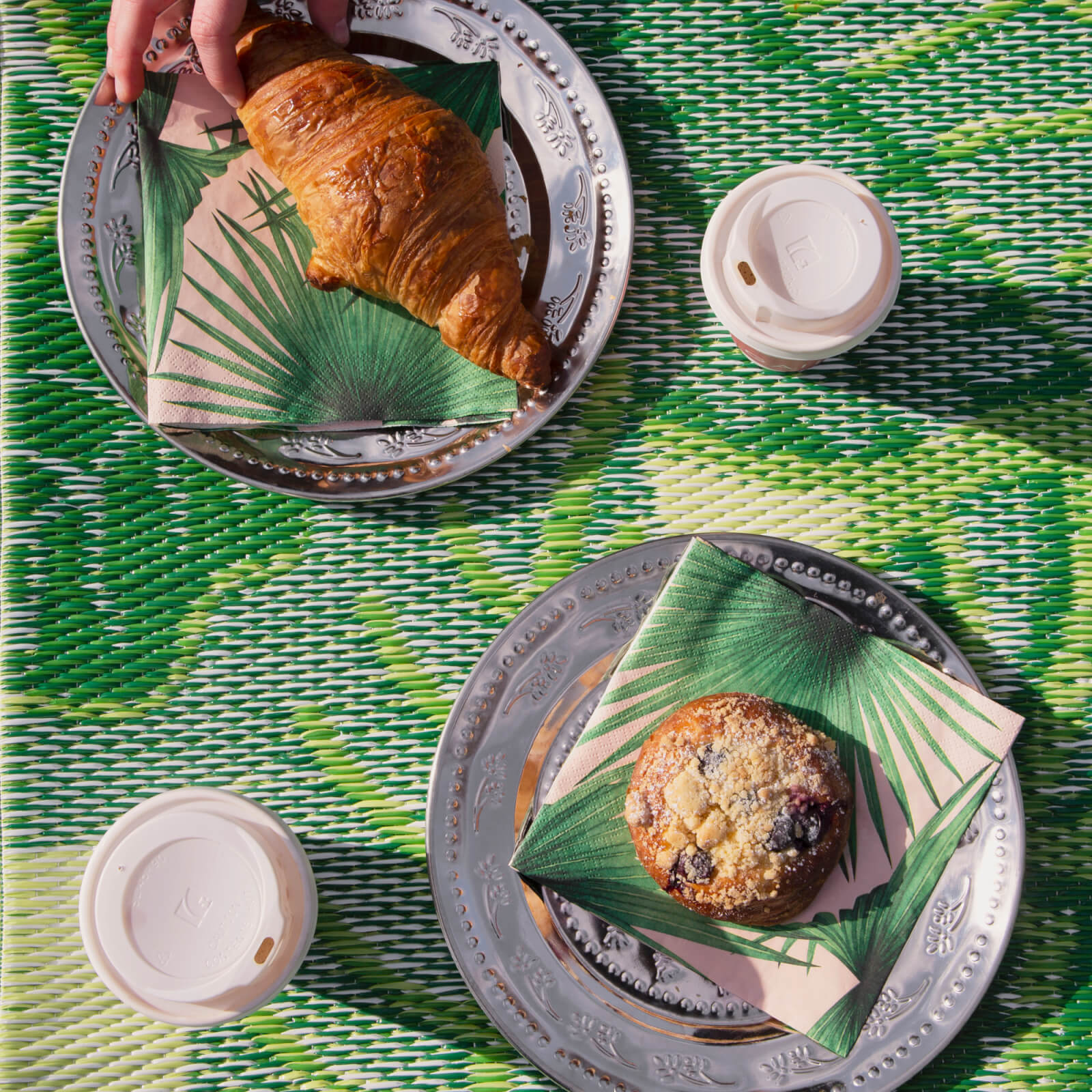 Reversible Waterproof Outdoor Rug - Palm