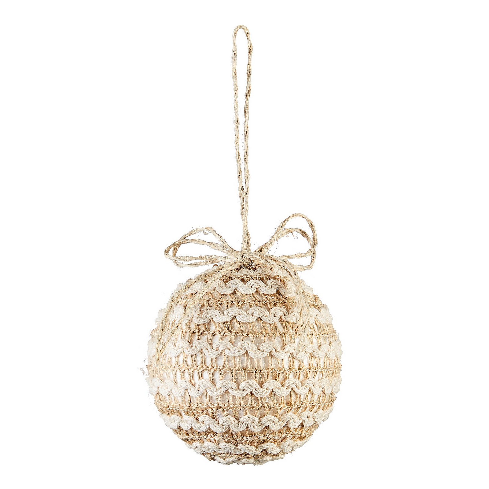 Photo of Natural String Christmas Tree Bauble - Assortment