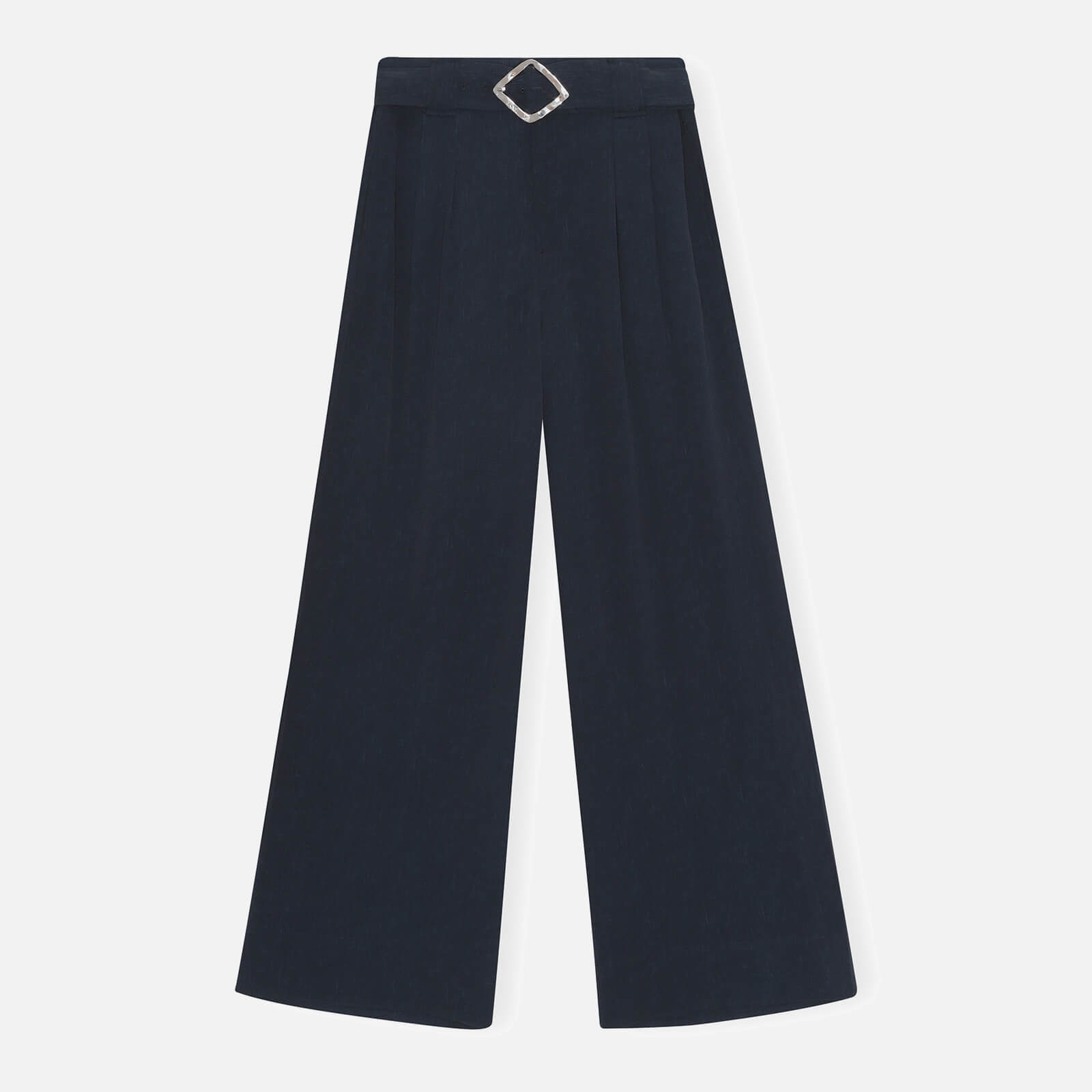ganni wide-leg circulose® trousers - eu 34/uk 6