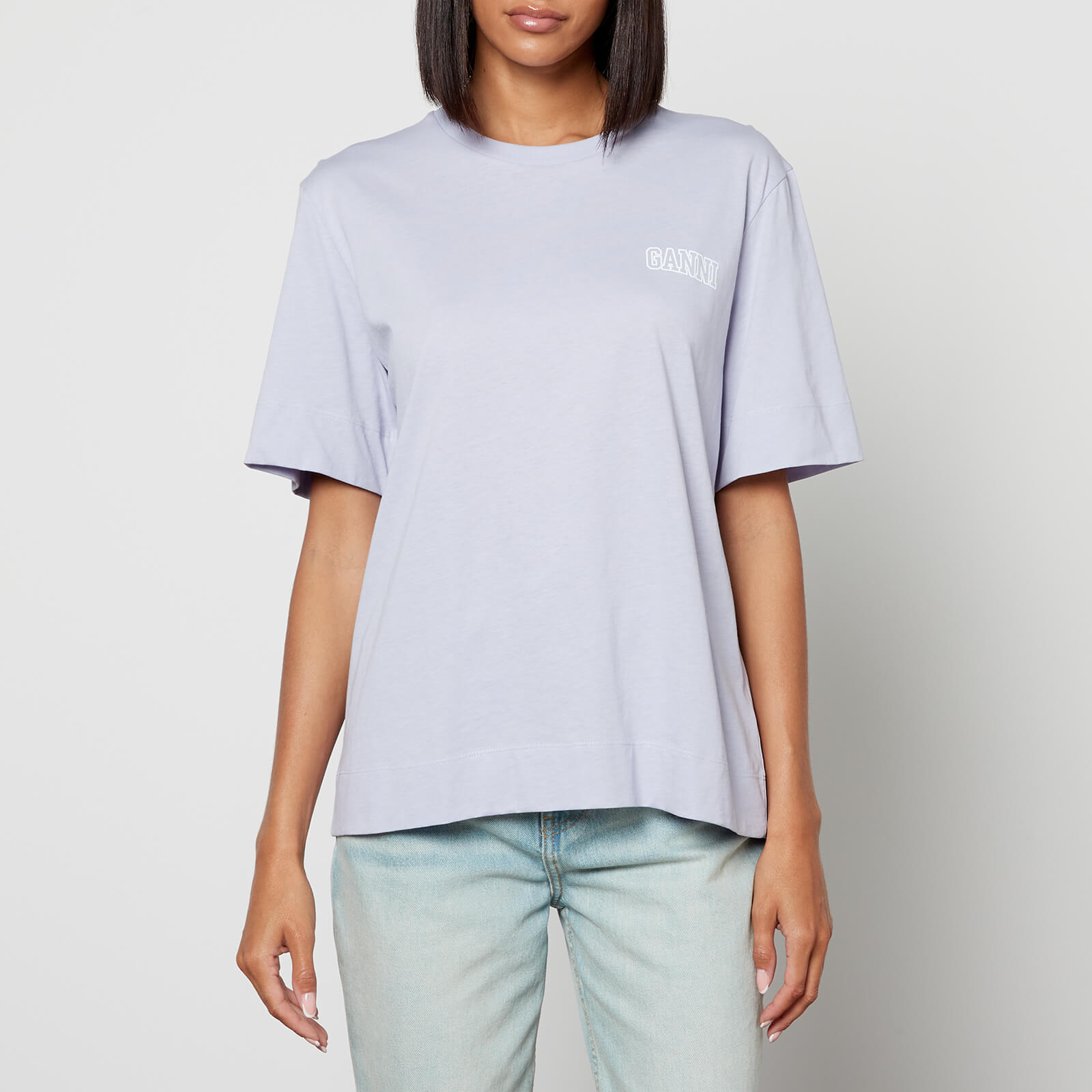 Ganni Software Logo-Print Organic Cotton-Jersey T-Shirt - XXS product