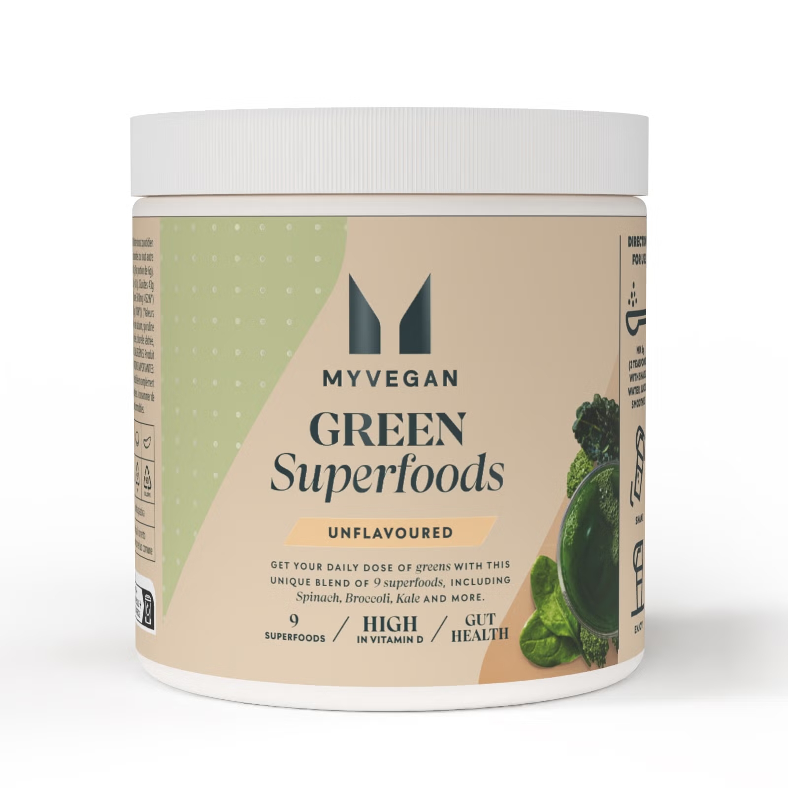 Image of Superfood a base di spirulina - 500g - Lampone e mirtillo