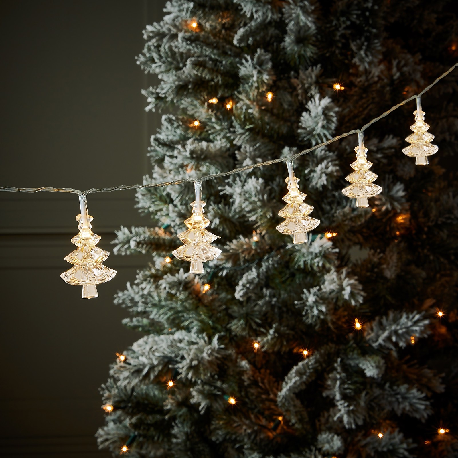 Photo of 20 Acrylic Christmas Tree Christmas String Lights -battery Operated-