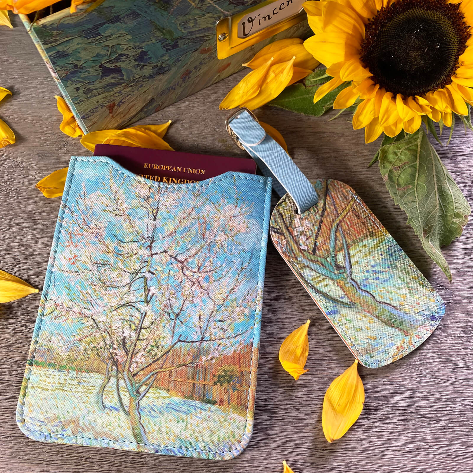Image of Van Gogh Passport holder and Luggage Tag