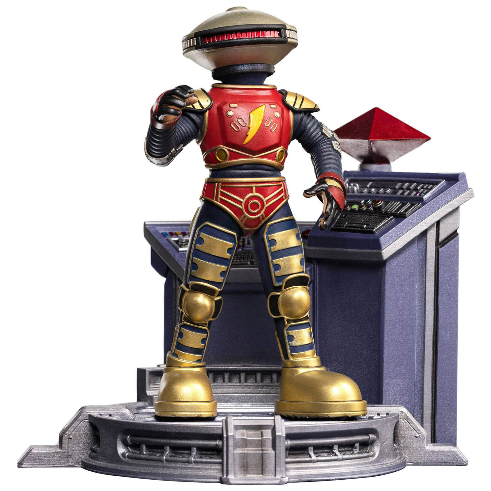 Iron Studios Mighty Morphin Power Rangers 1/10 Deluxe Art Scale Figure Alpha 5