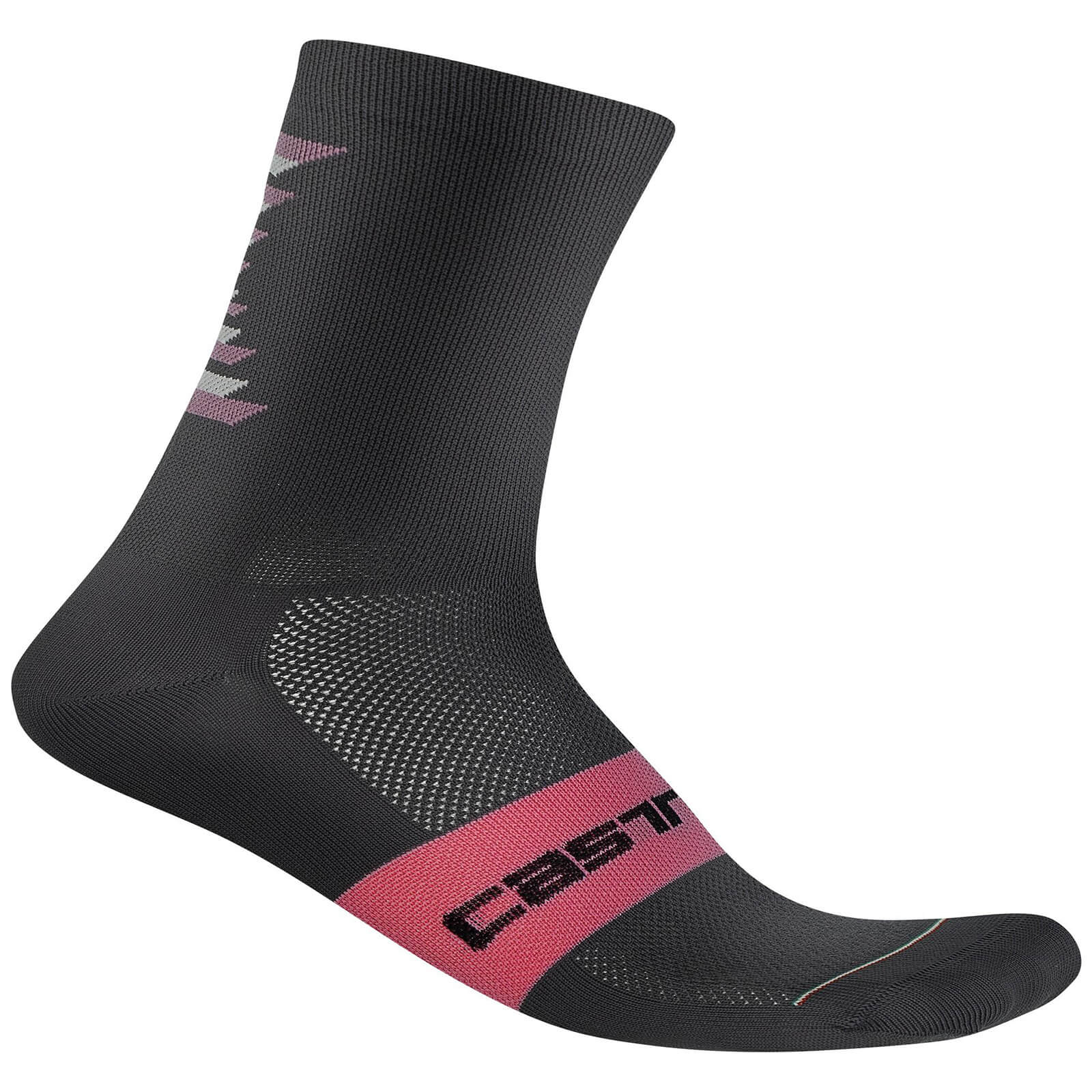 castelli giro ditalia 15 socks - sm - antracite