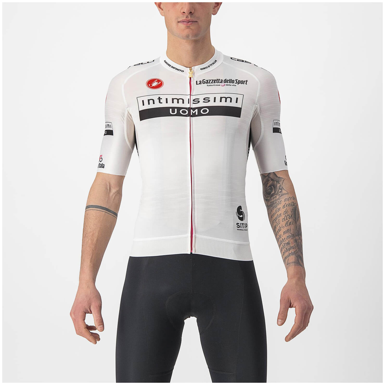 Castelli Giro D'Italia 105 Race Jersey - S - Bianco