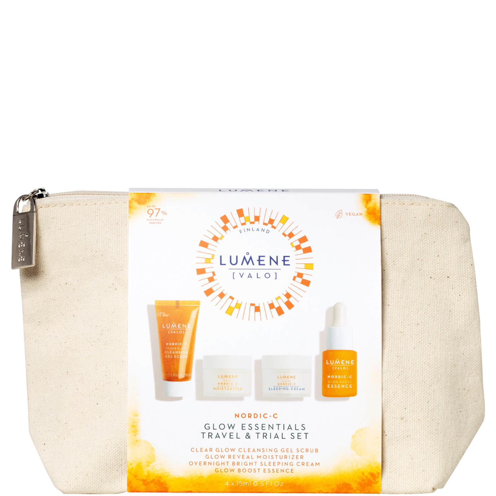 Image of Lumene Nordic-C [Valo] Travel and Trial Skincare Discovery Set