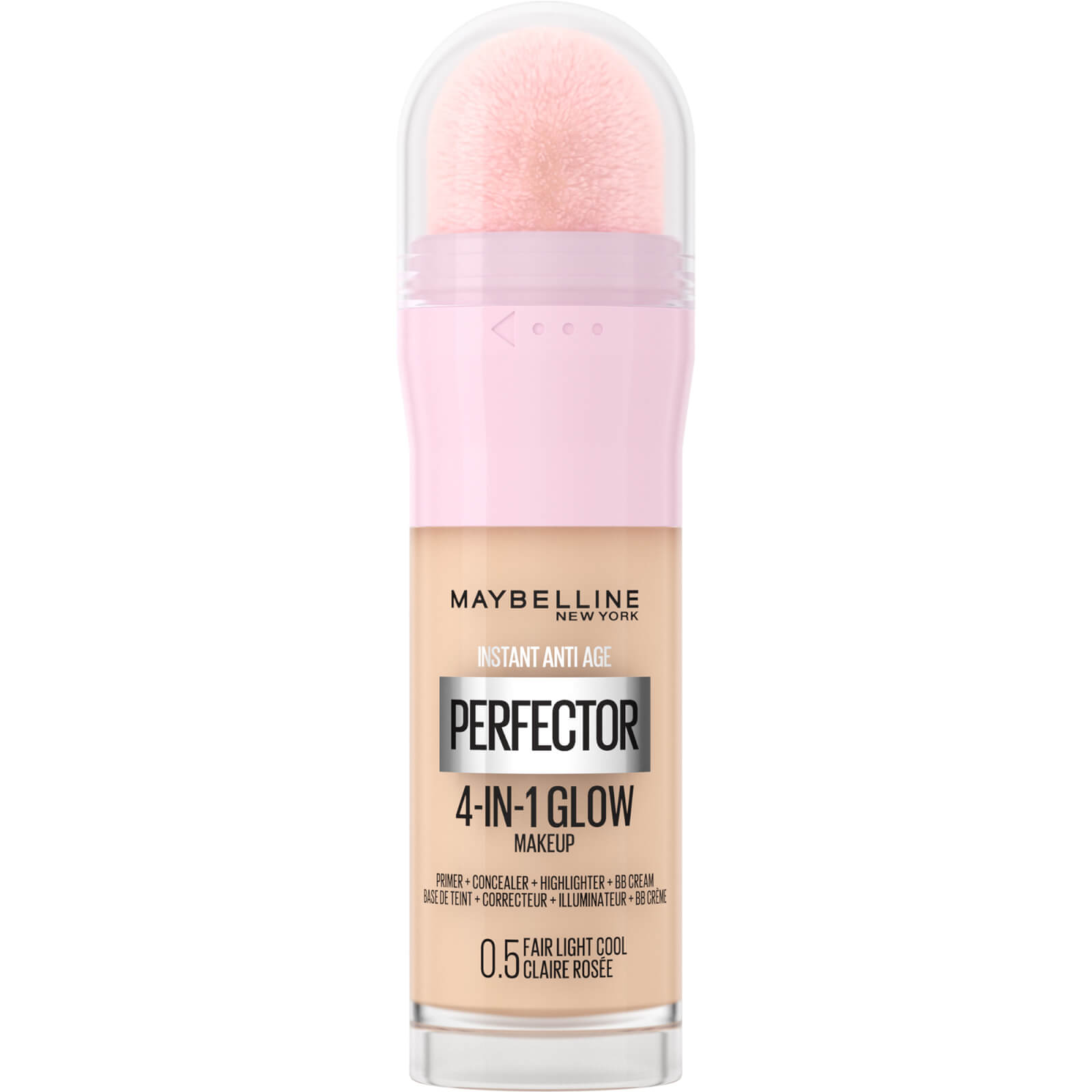 maybelline instant anti age perfector 4-in-1 glow primer, concealer, highlighter, bb cream 20ml (various shades) - fair light cool