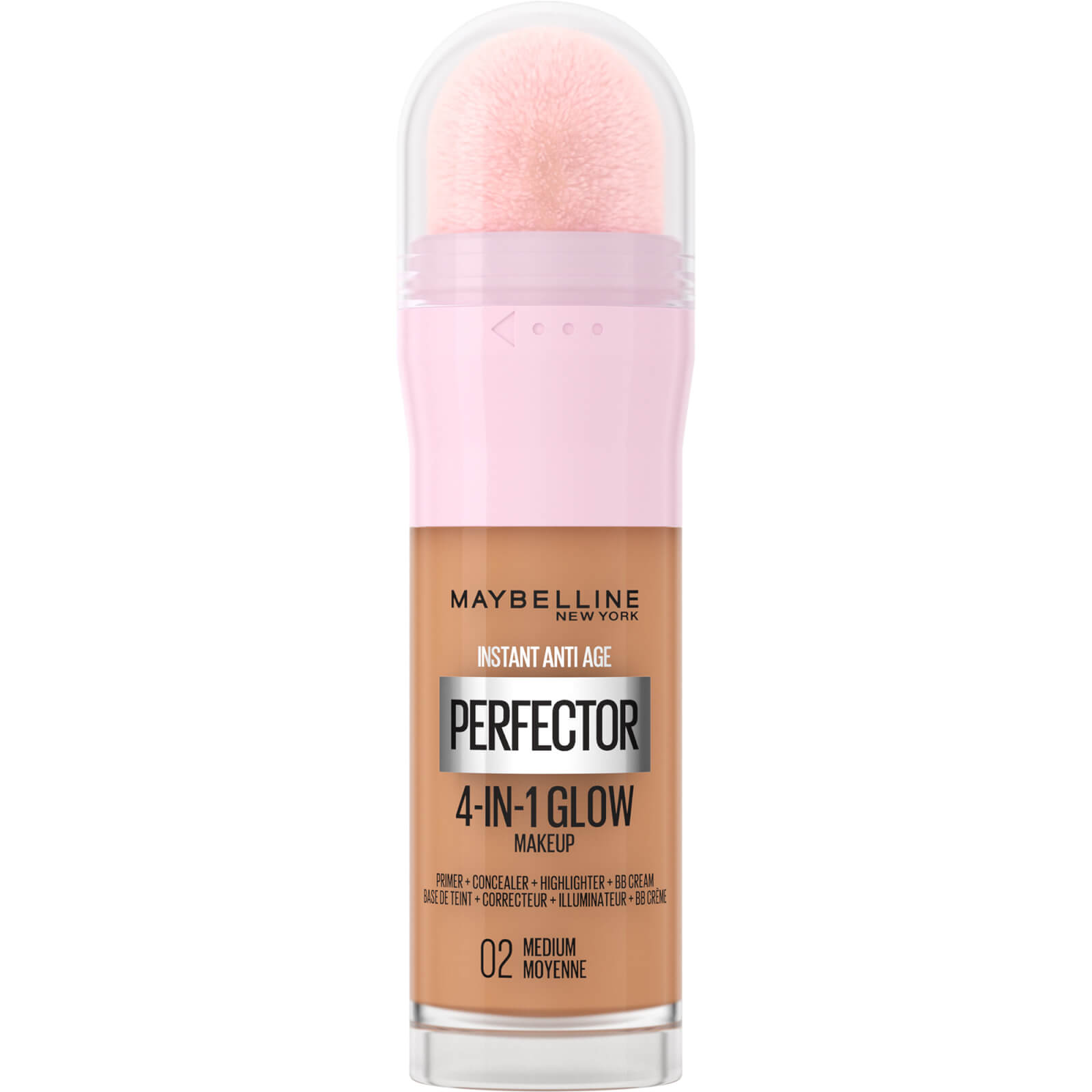 Image of Maybelline Instant Anti Age Perfector 4-in-1 Glow Primer, Concealer, Highlighter, BB Cream 20ml (Various Shades) - Medium