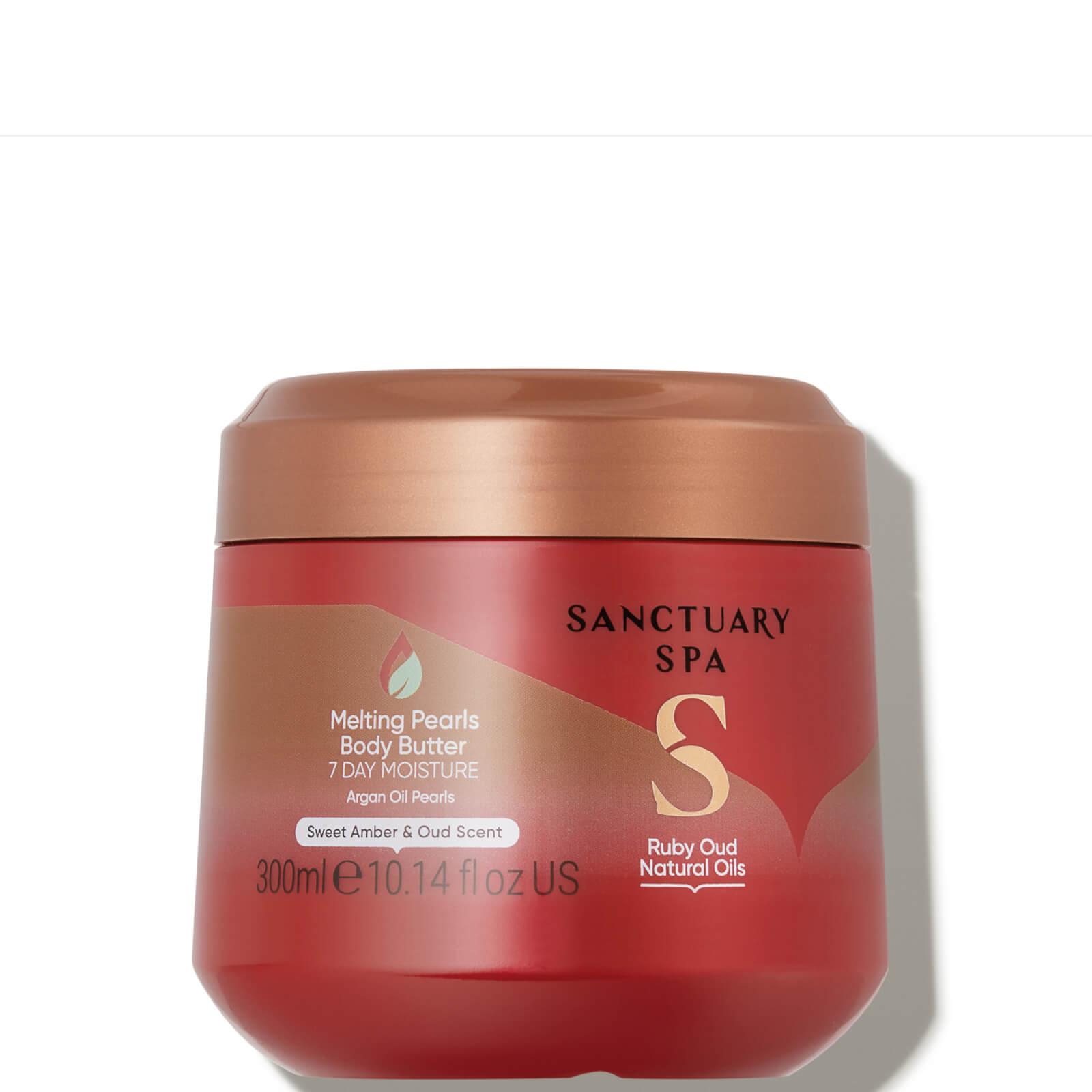 Sanctuary Spa Ruby Oud Natural Oils Melting Pearl Body Butter 300ml