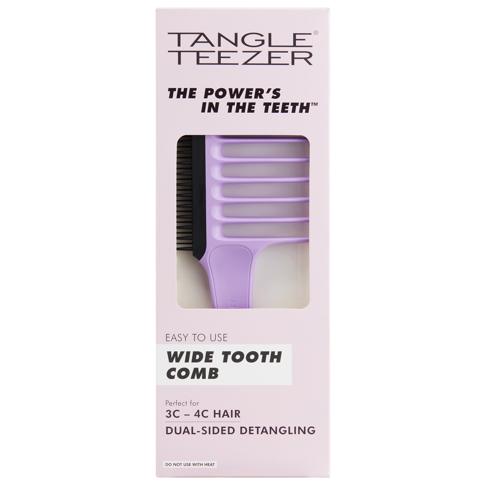 Thumbnail - Tangle Teezer Wide Tooth Comb - Lilac/Black