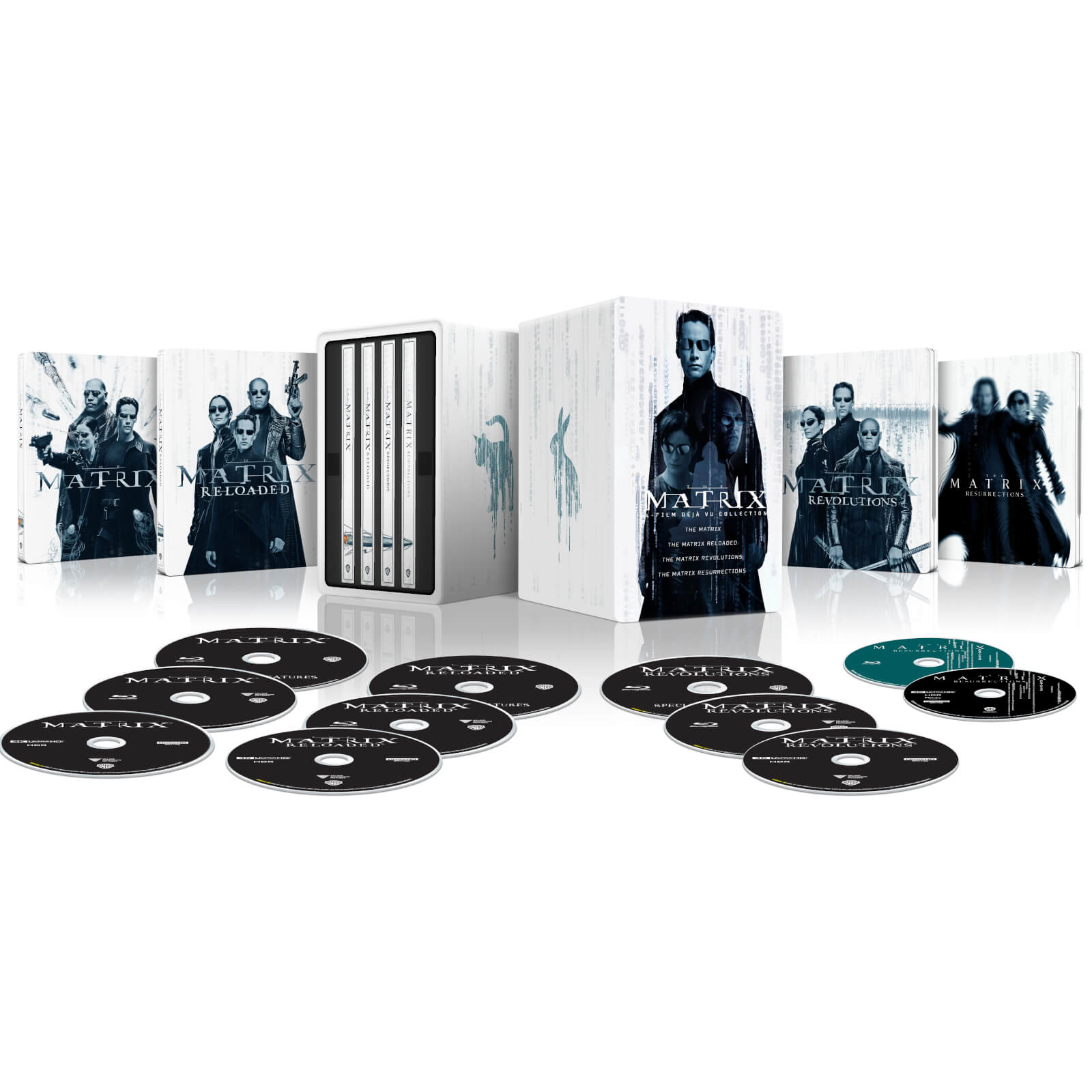 The Matrix 4-Film Collection Zavvi Exclusive 4K Ultra HD Steelbook Boxset (includes Blu-ray)