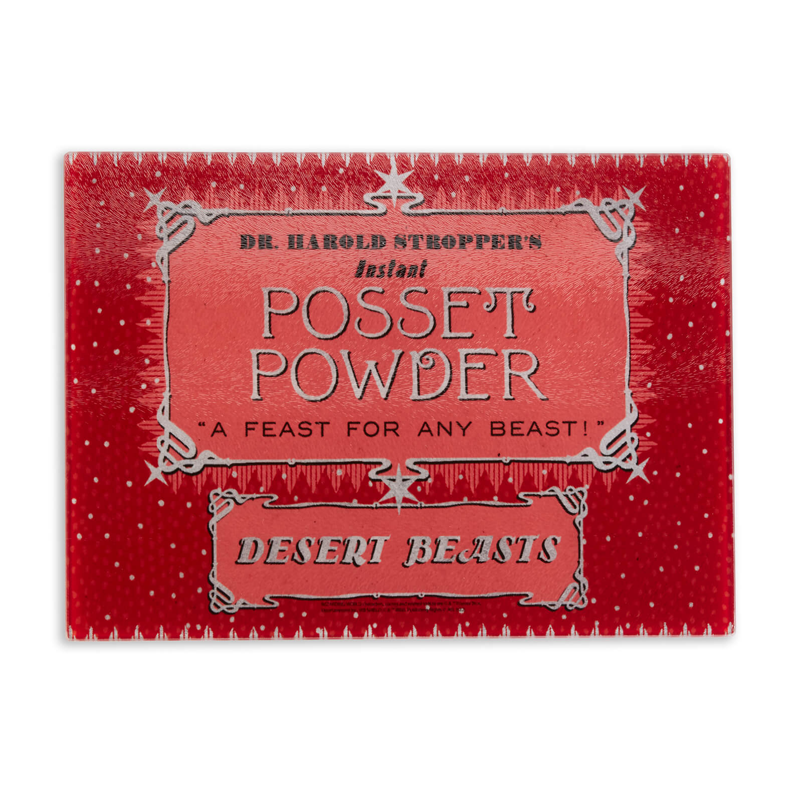 Fantastic Beasts Posset Powder Chopping Board