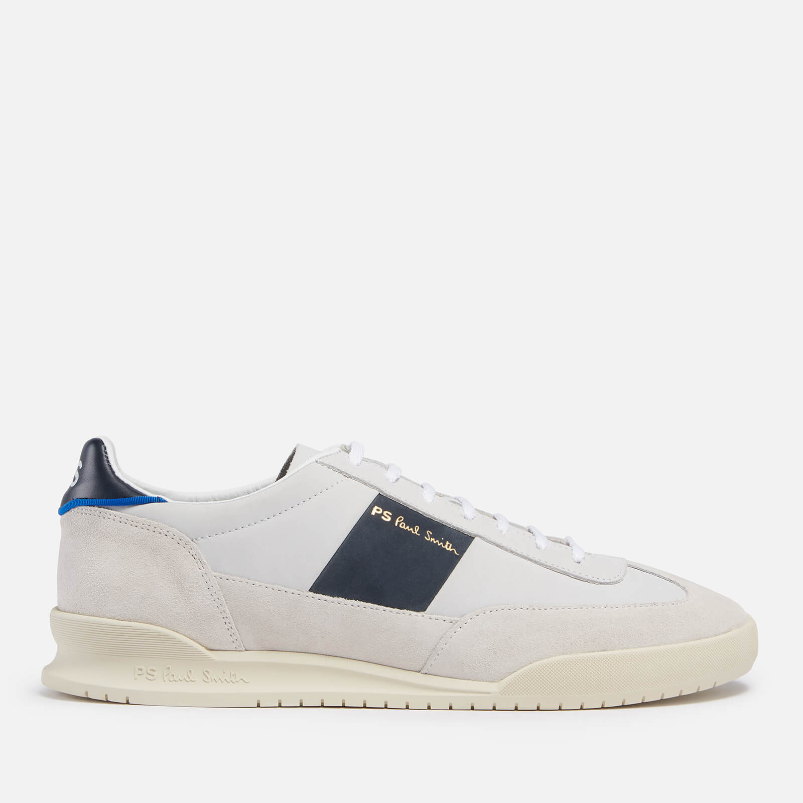 PS Paul Smith Men’s Dover Leather Running Style Trainers - White