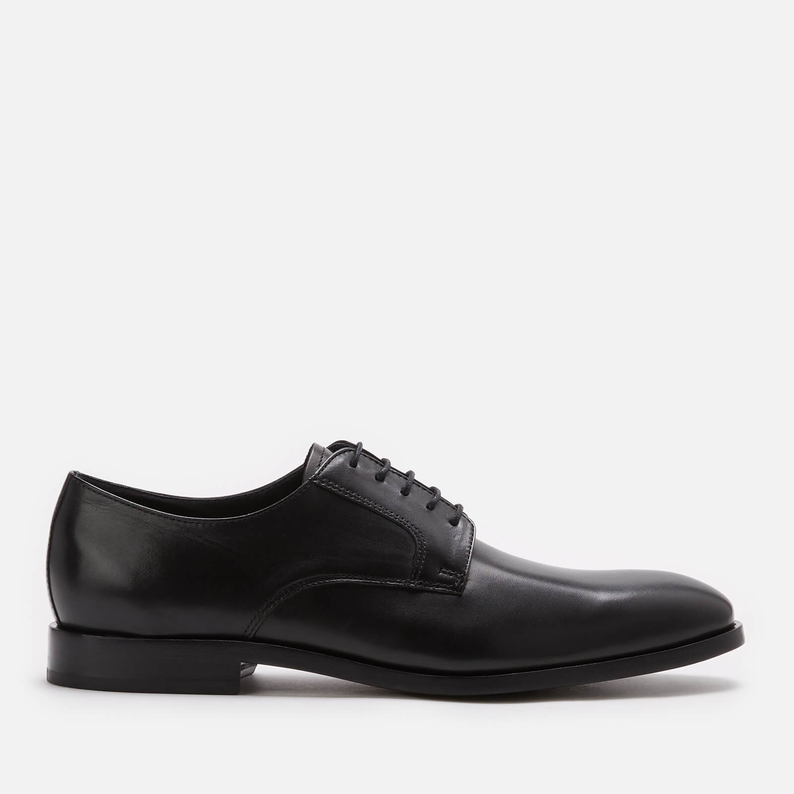 ps paul smith men's rufus leather derby shoes - black - uk 11