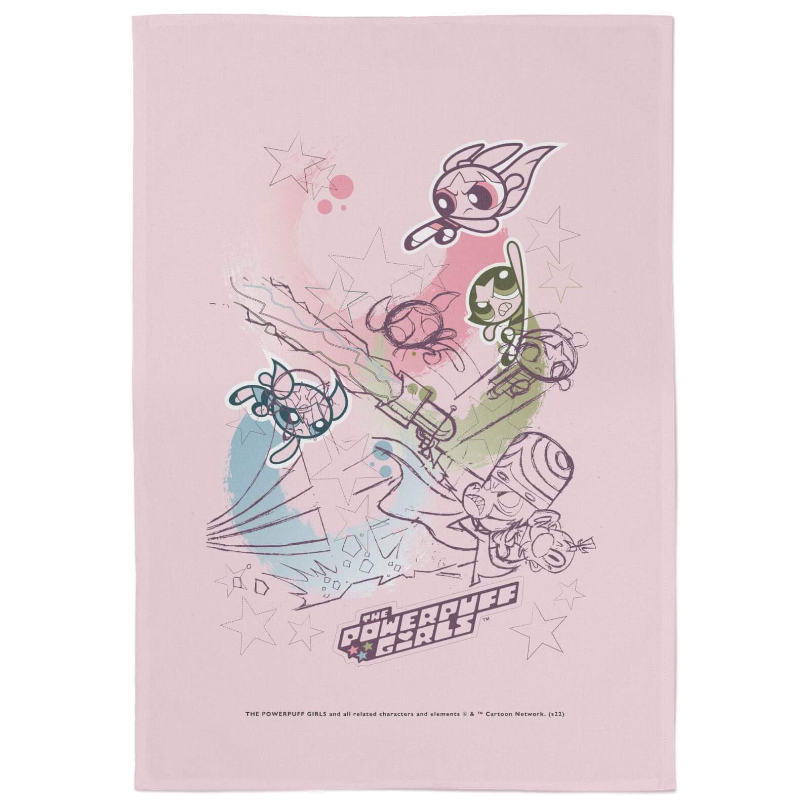 

Powerpuff Girls Power Puff Girls Vs Mojo Jojo Tea Towel