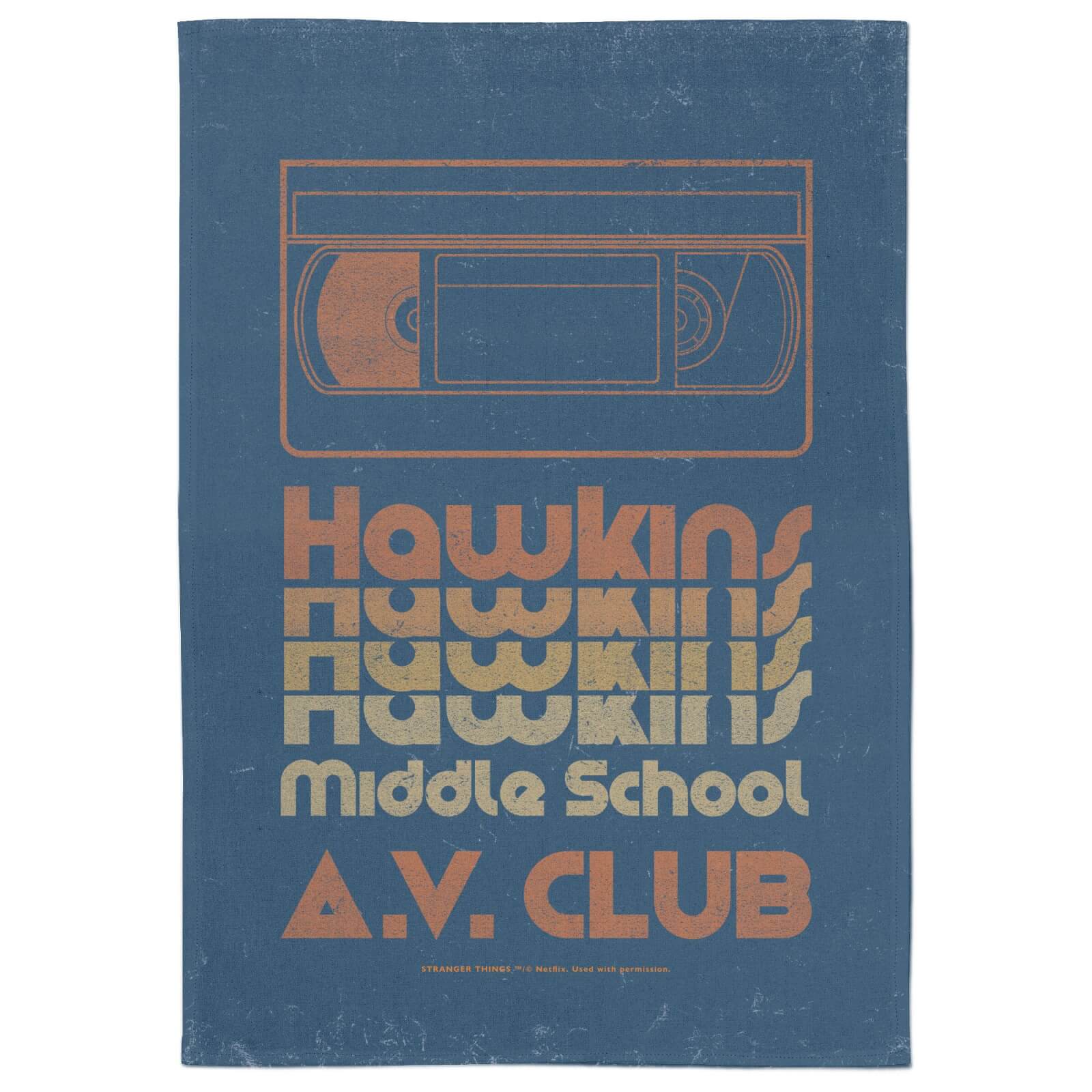 

Stranger Things Hawkins A.V. Club Tea Towel