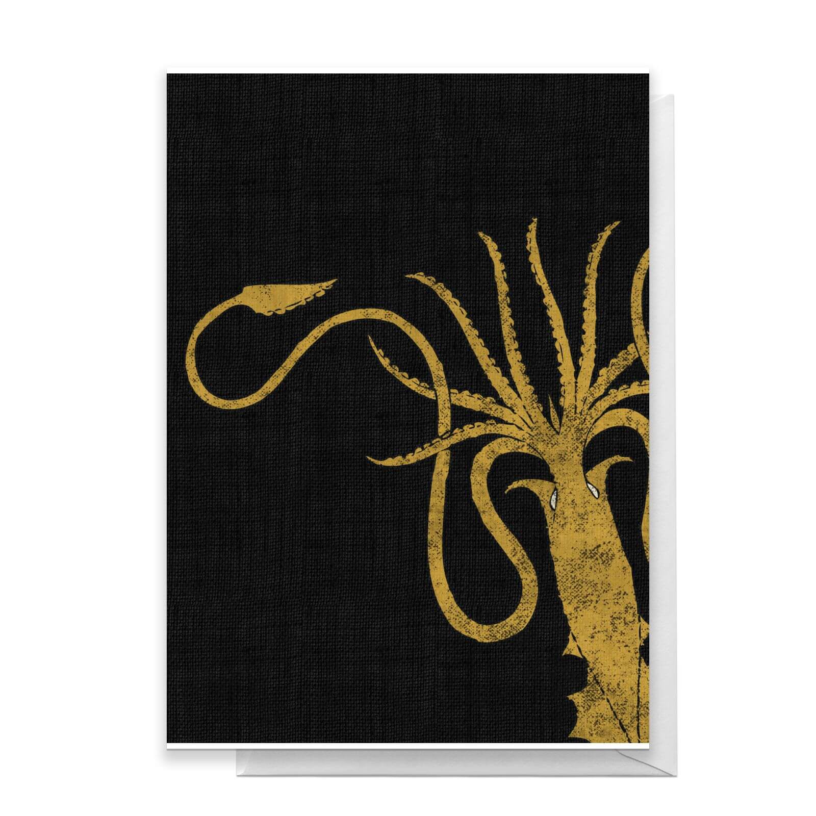 Bild von Game of Thrones House Greyjoy Greetings Card - Large Card