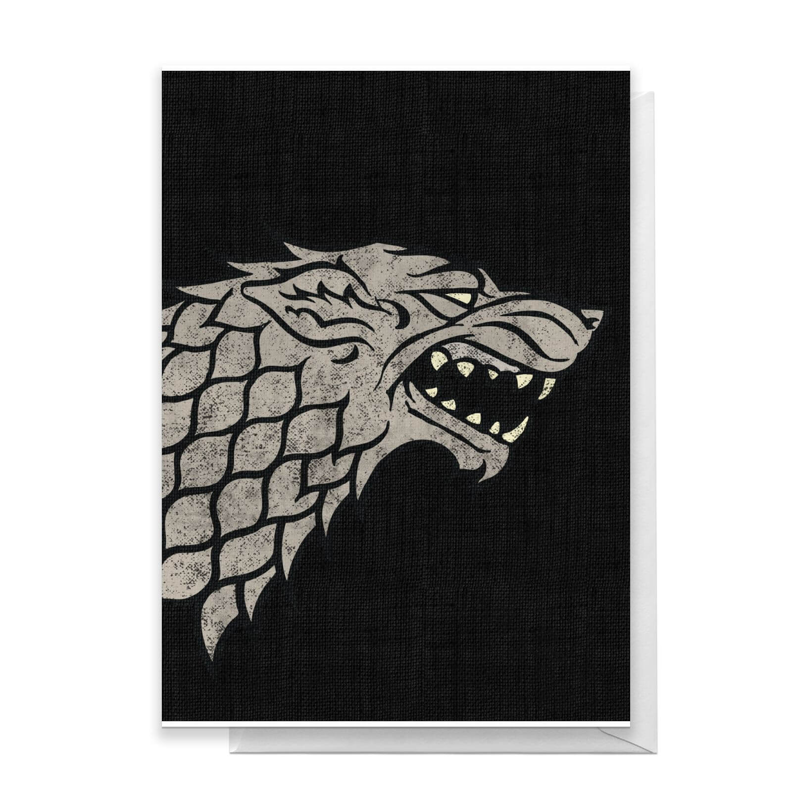 Bild von Game of Thrones House Stark Greetings Card - Giant Card