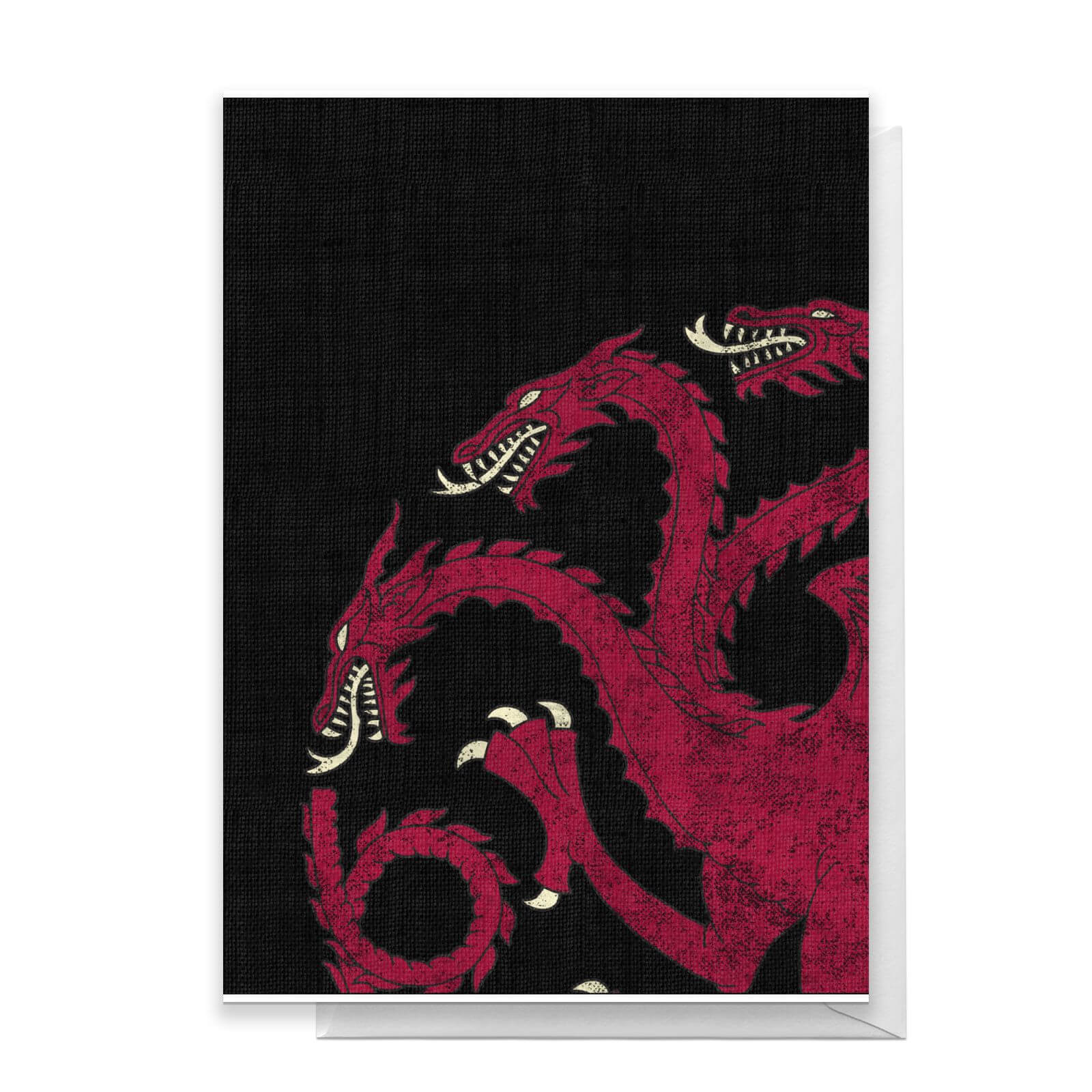 Bild von Game of Thrones House Targaryen Greetings Card - Large Card