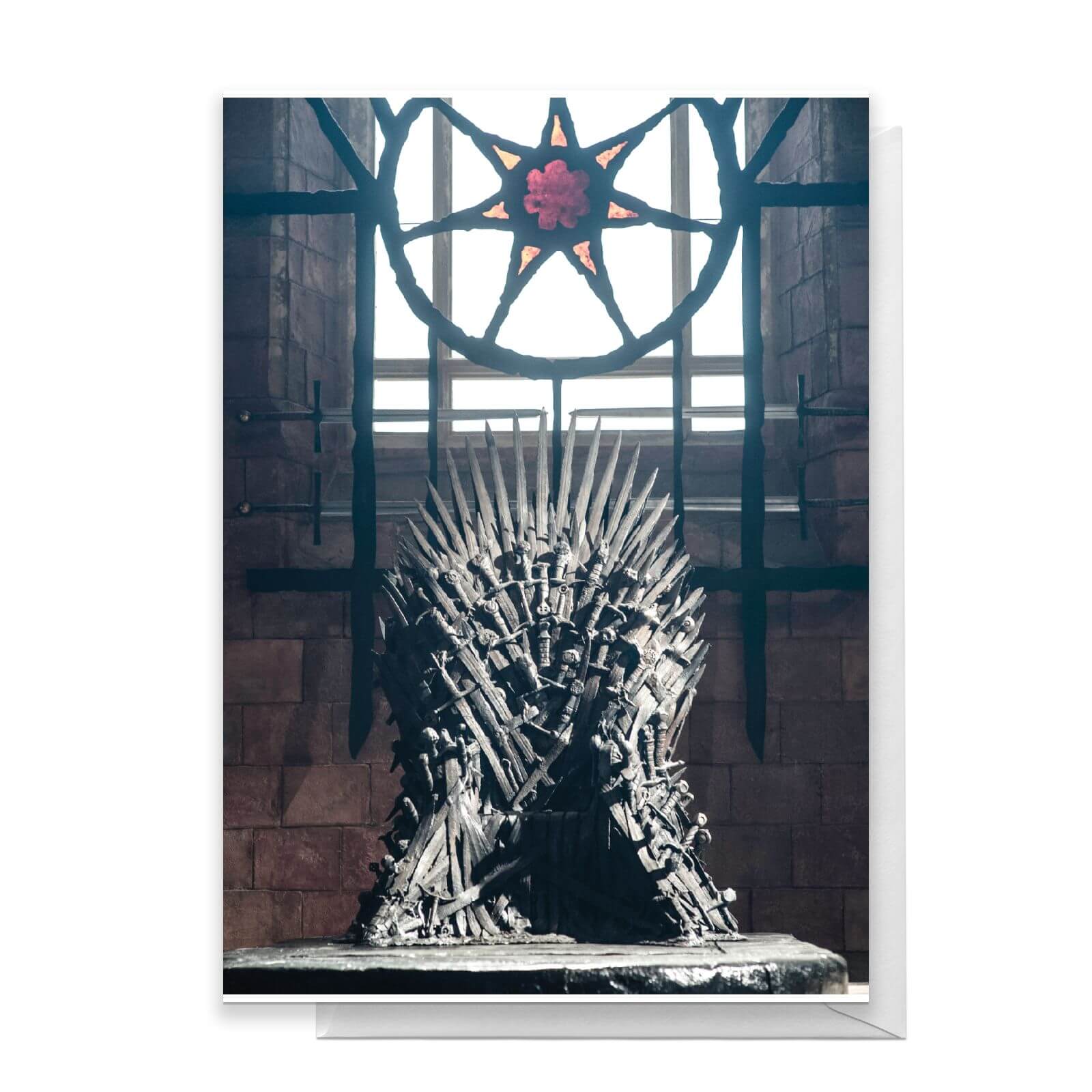 Bild von Game of Thrones Iron Throne Greetings Card - Standard Card