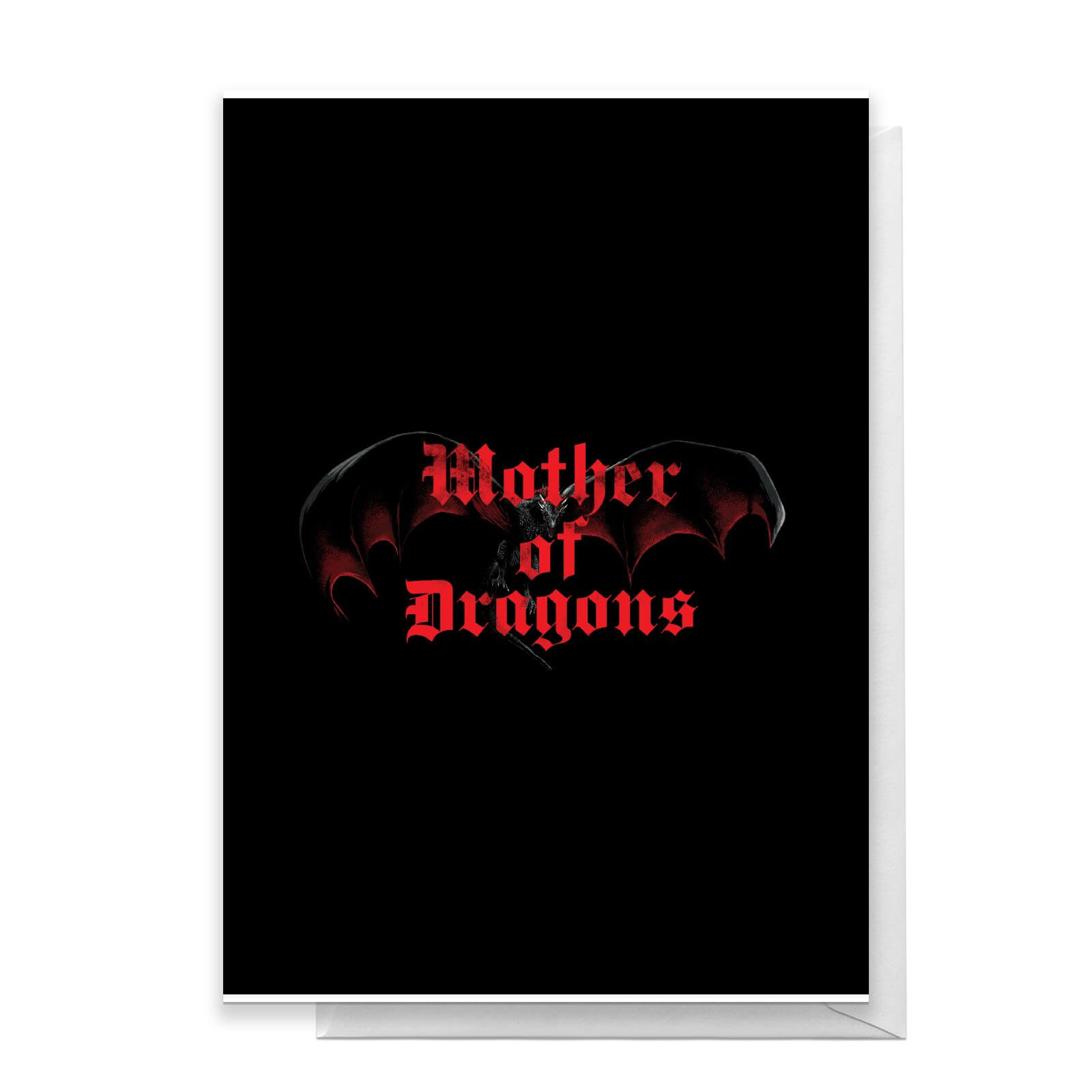 Bild von Game of Thrones Mother Of Dragons Greetings Card - Standard Card