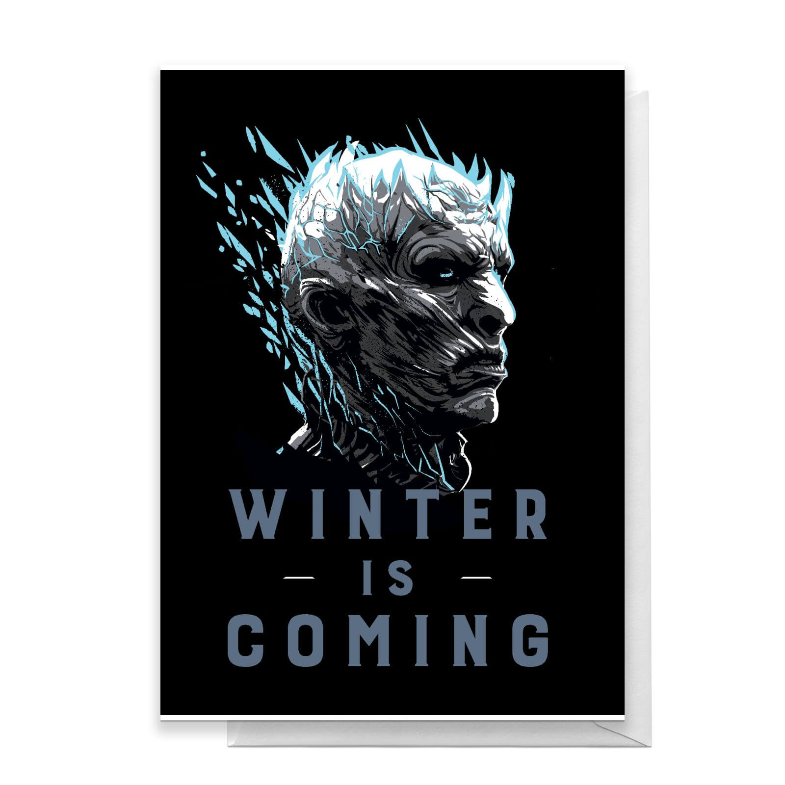 Bild von Game of Thrones Winter Is Coming Greetings Card - Large Card