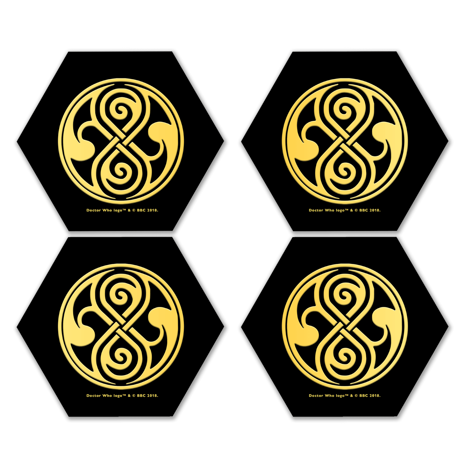 

Doctor Who Gallifrey Symbol Hexagonal Coaster Set