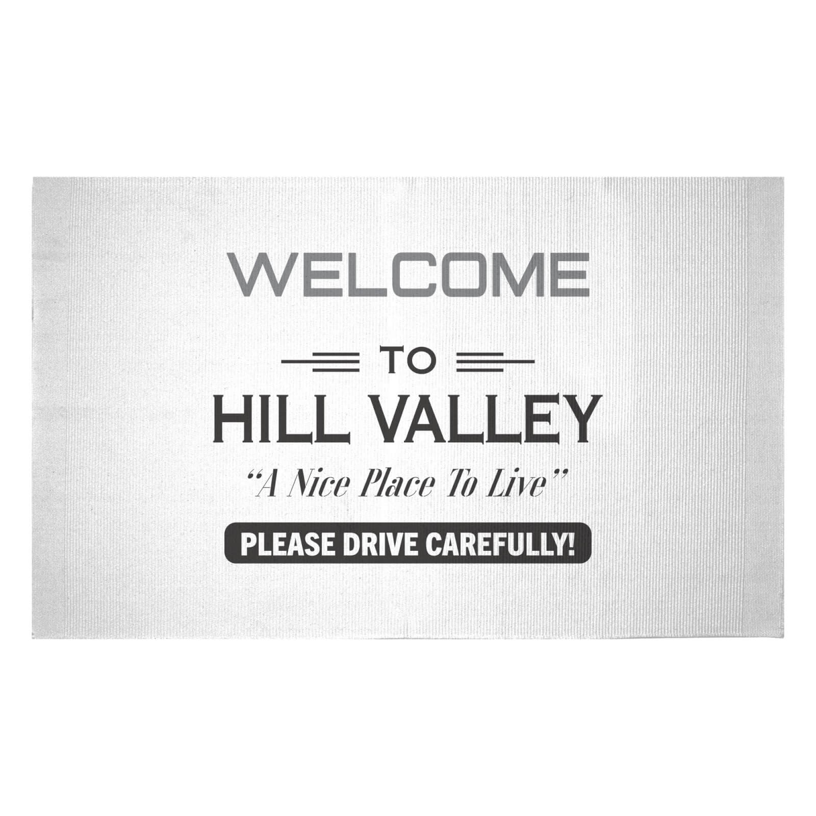 Back To The Future Hill Valley Woven Rug - Small