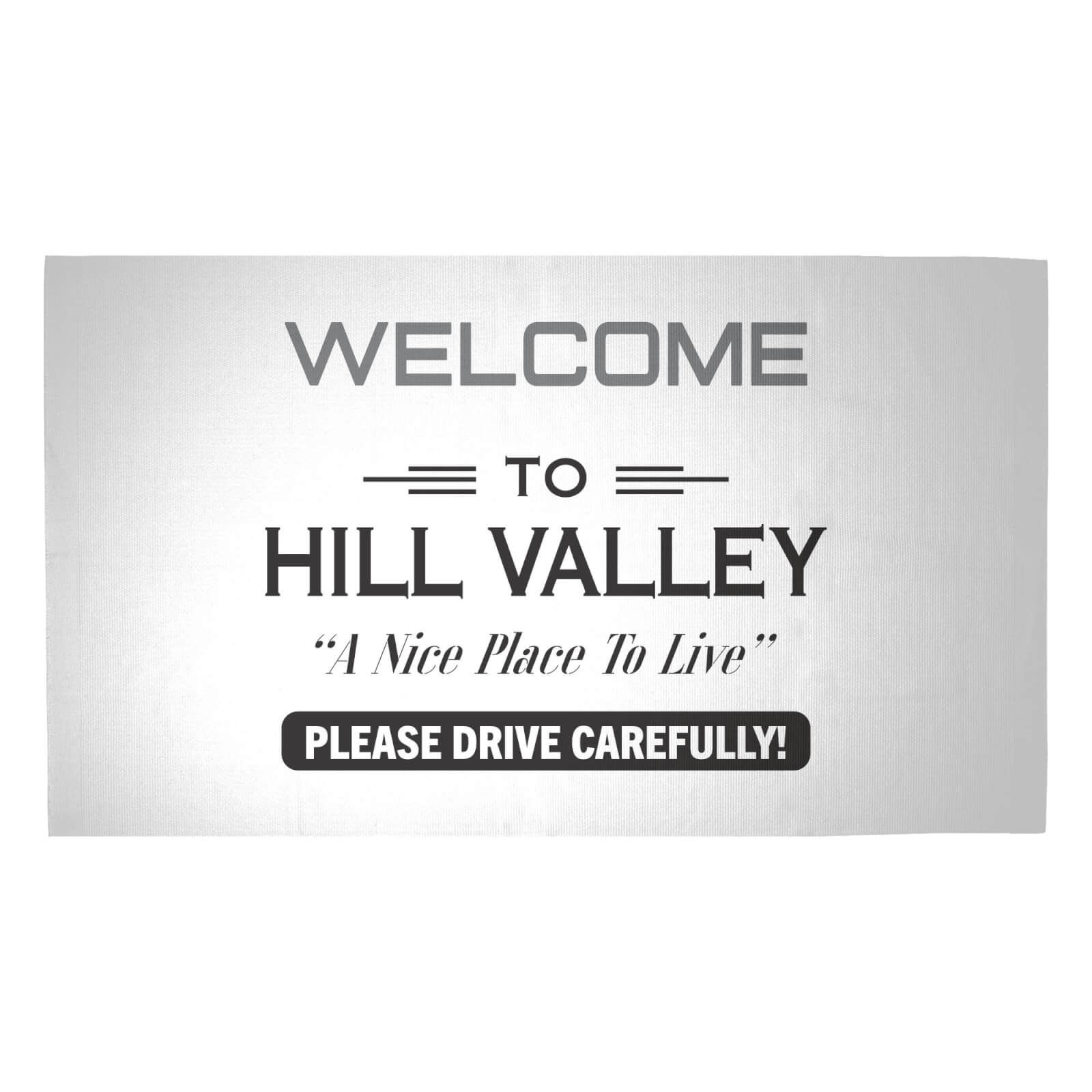 Back To The Future Hill Valley Woven Rug - Medium
