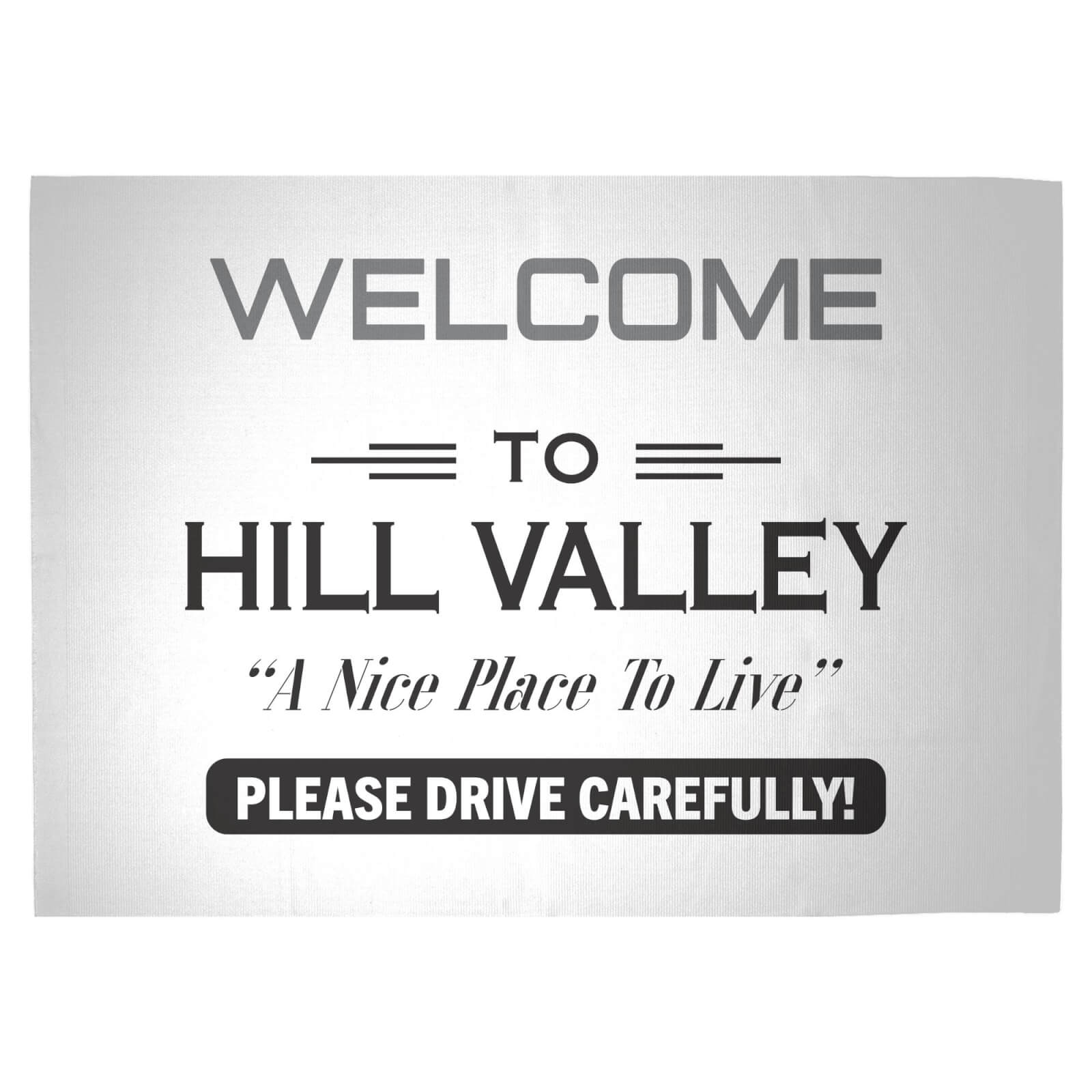 

Back To The Future Hill Valley Woven Rug - Large