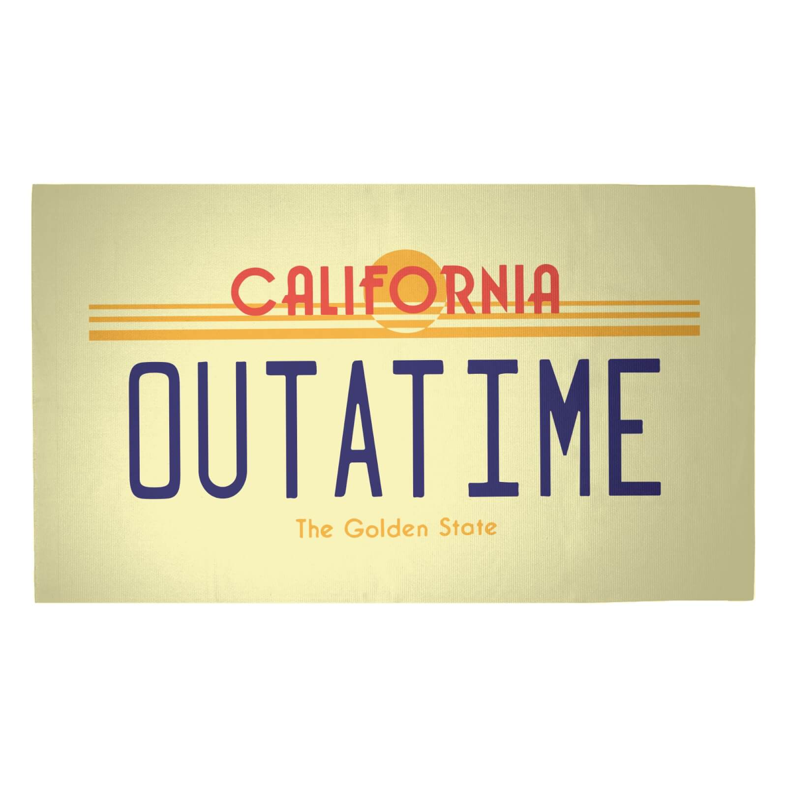 Back To The Future Outtatime Woven Rug - Medium