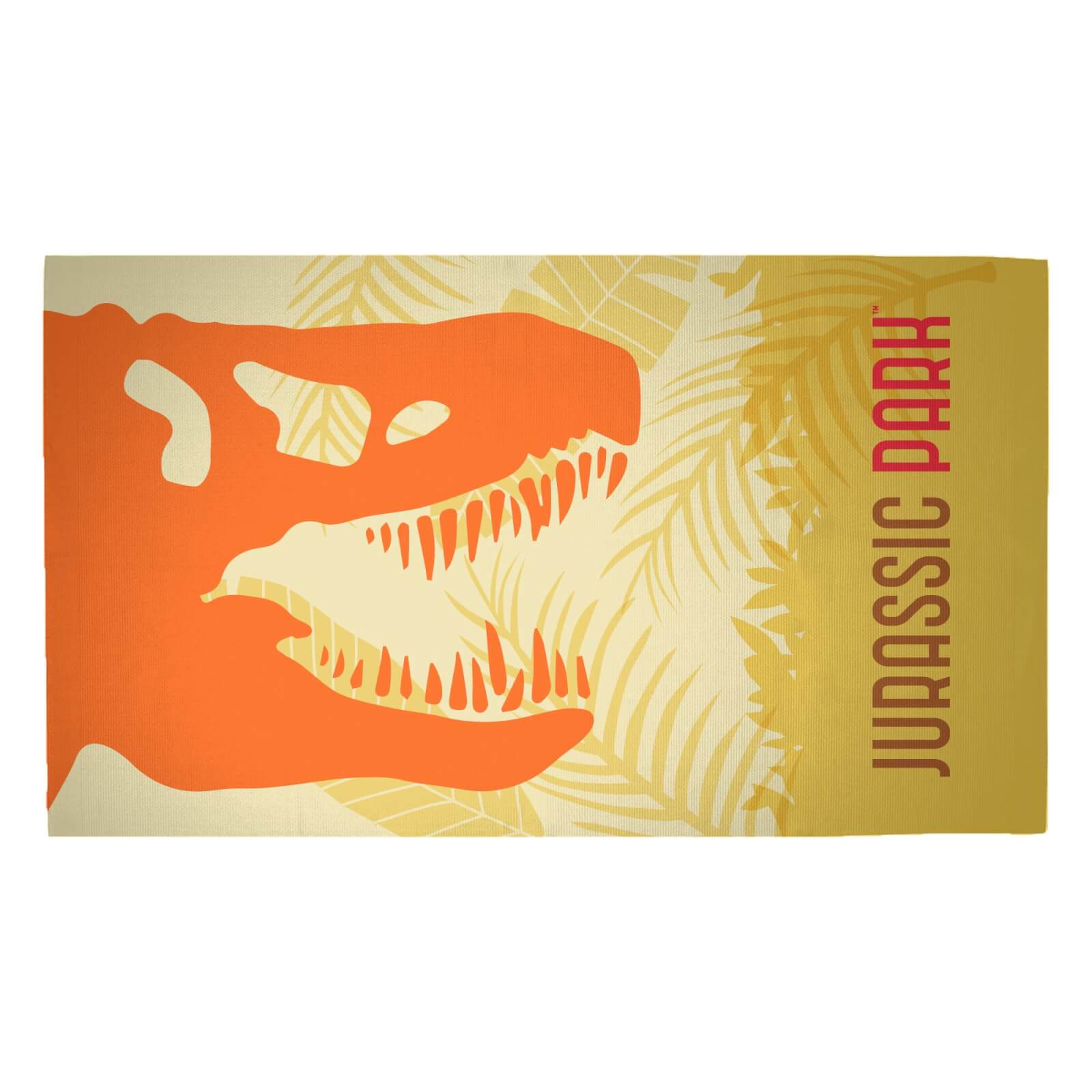 Jurassic Park Dino Head Woven Rug - Medium