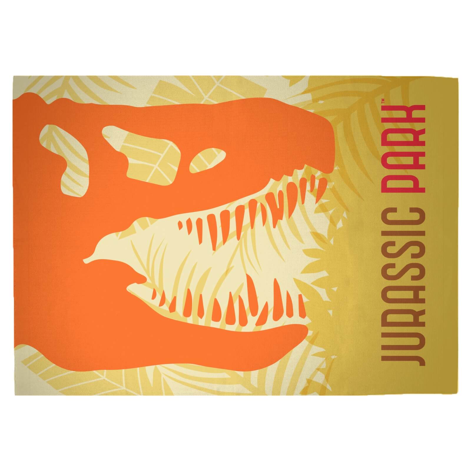 Jurassic Park Dino Head Woven Rug - Large