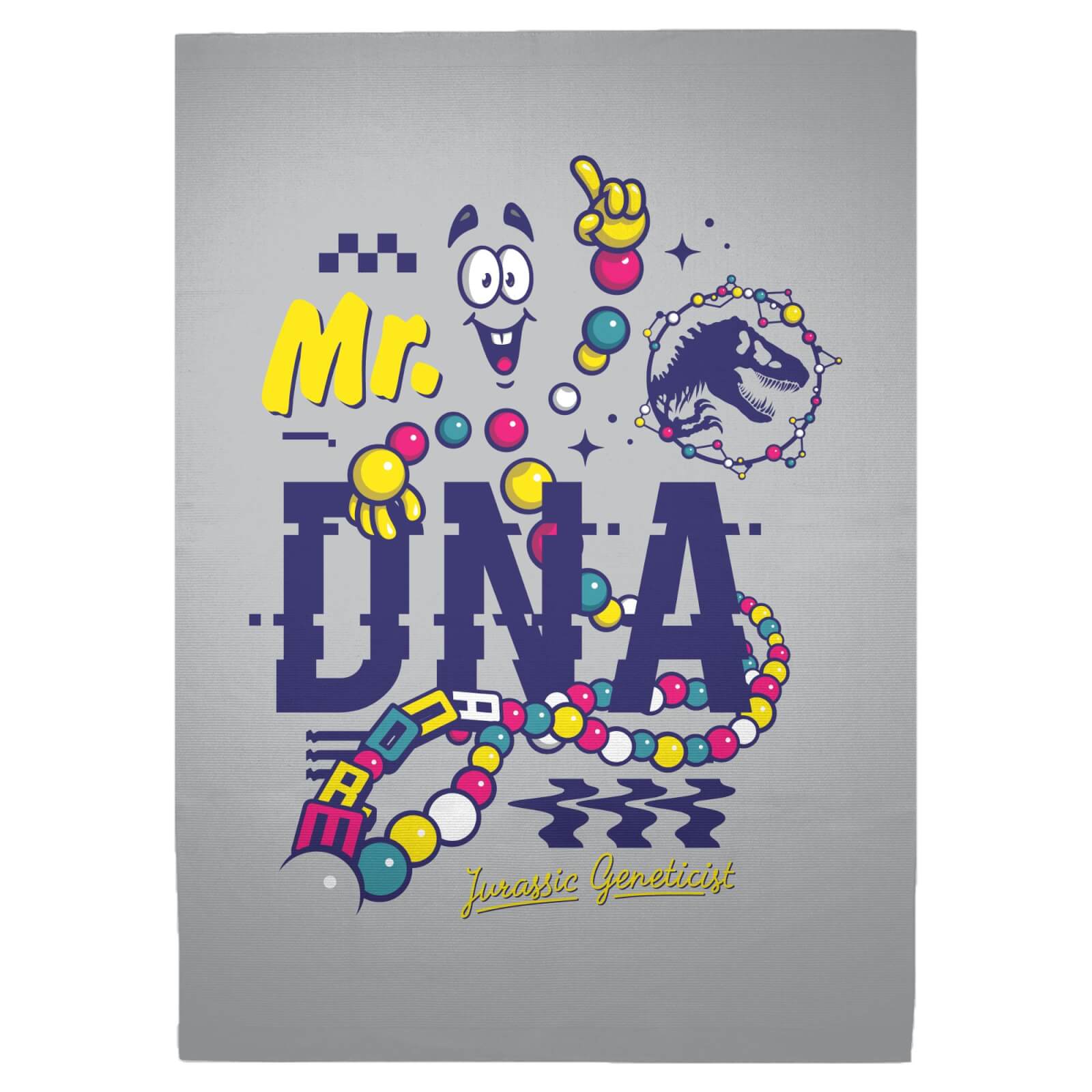 Jurassic Park Mr. DNA Woven Rug - Large