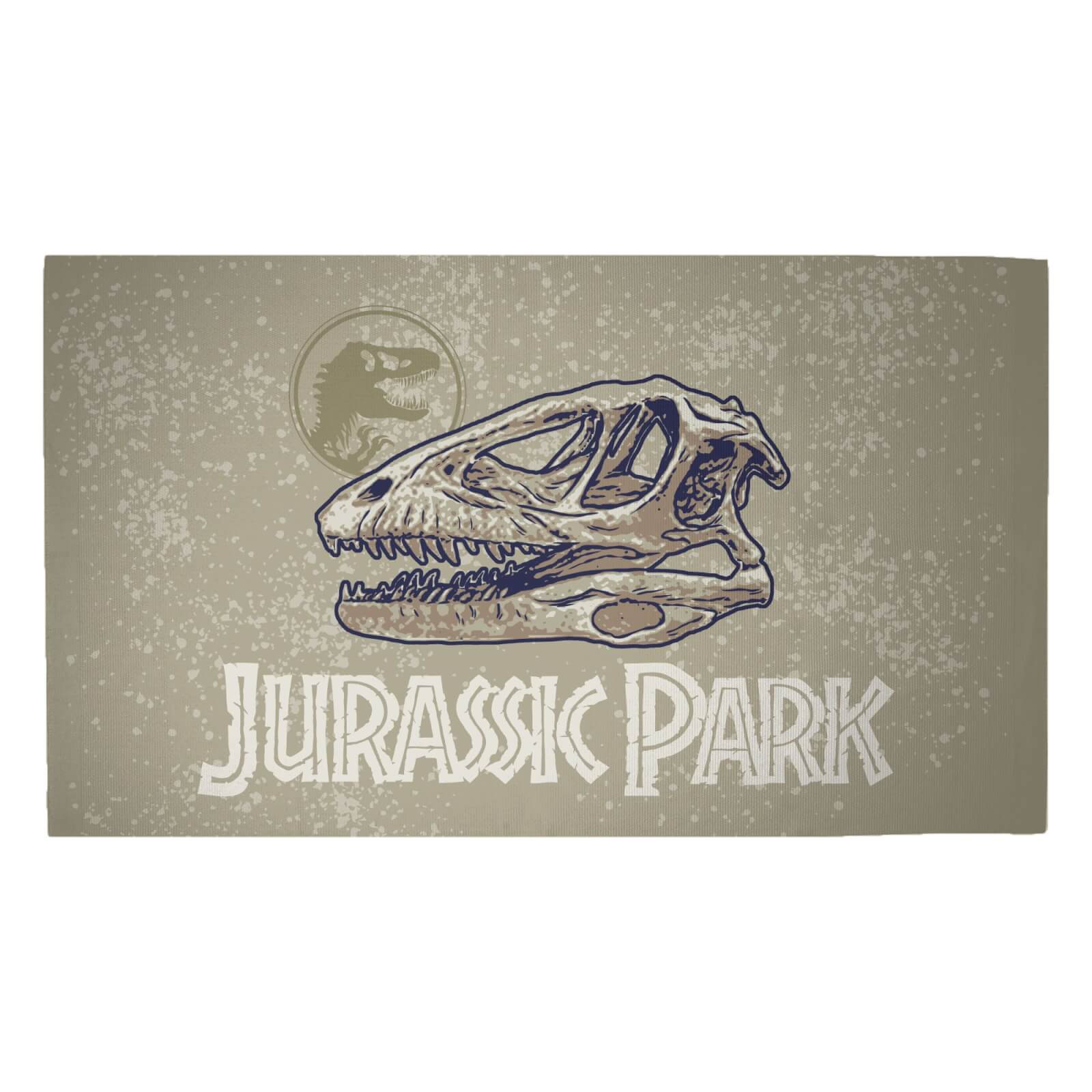 Jurassic Park Fossil Head Woven Rug - Medium